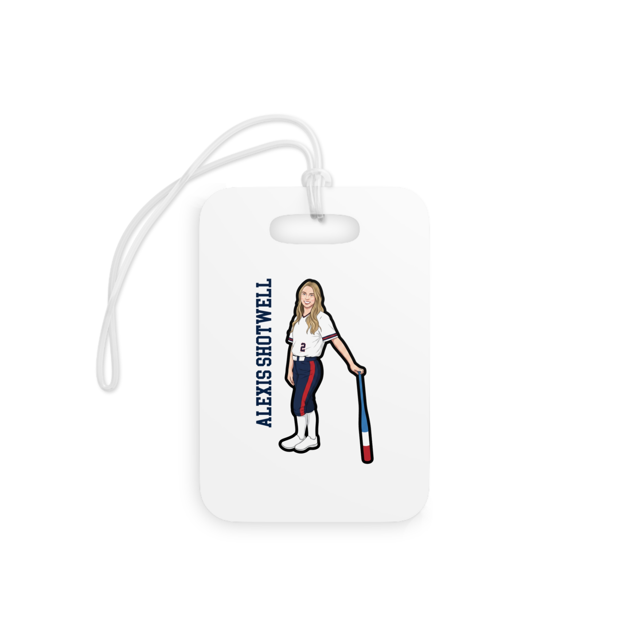 Bag Tag — character_name_vertical in Classic