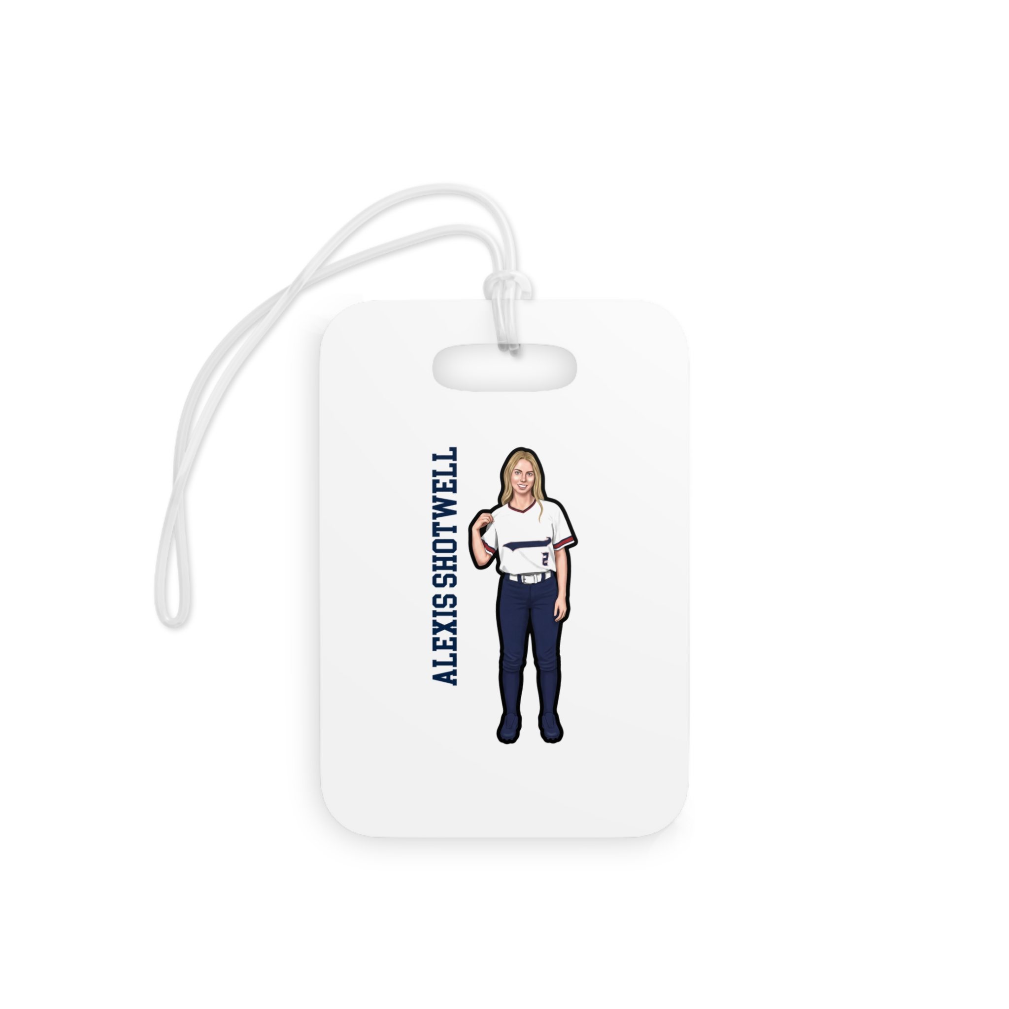 Bag Tag — character_name_vertical in Classic