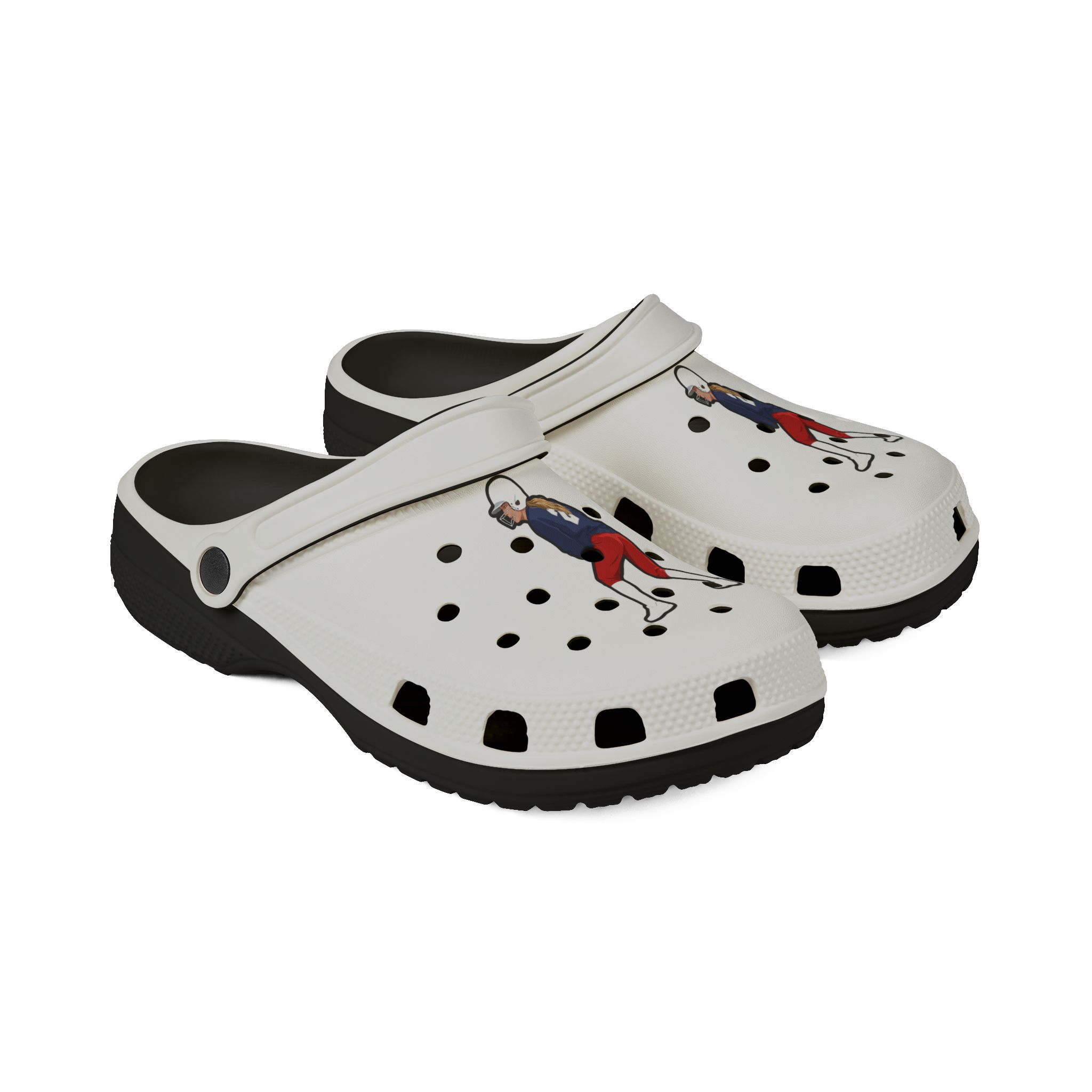 Rubber Clogs — character_name_vertical in Black