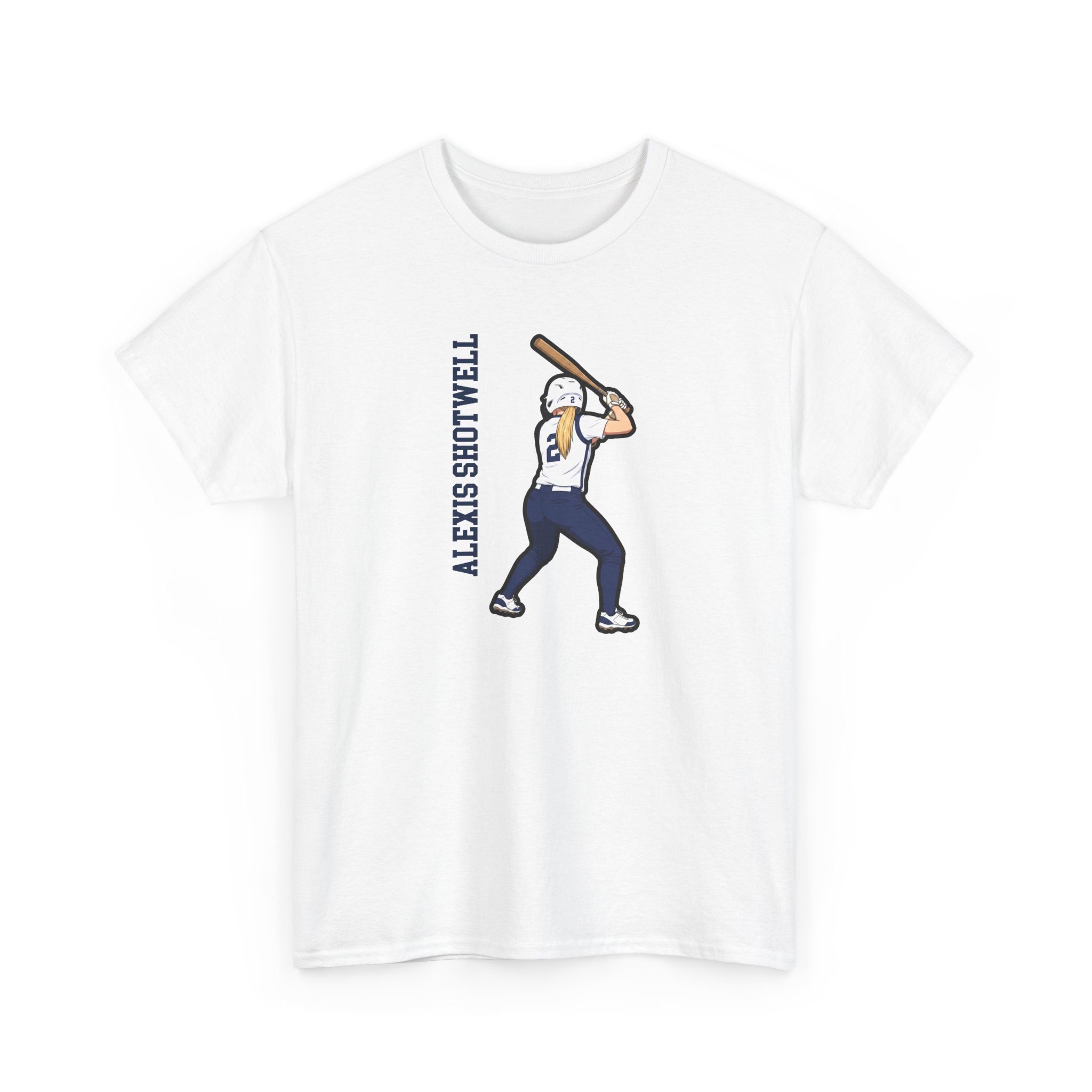 Tee — character_name_vertical in White