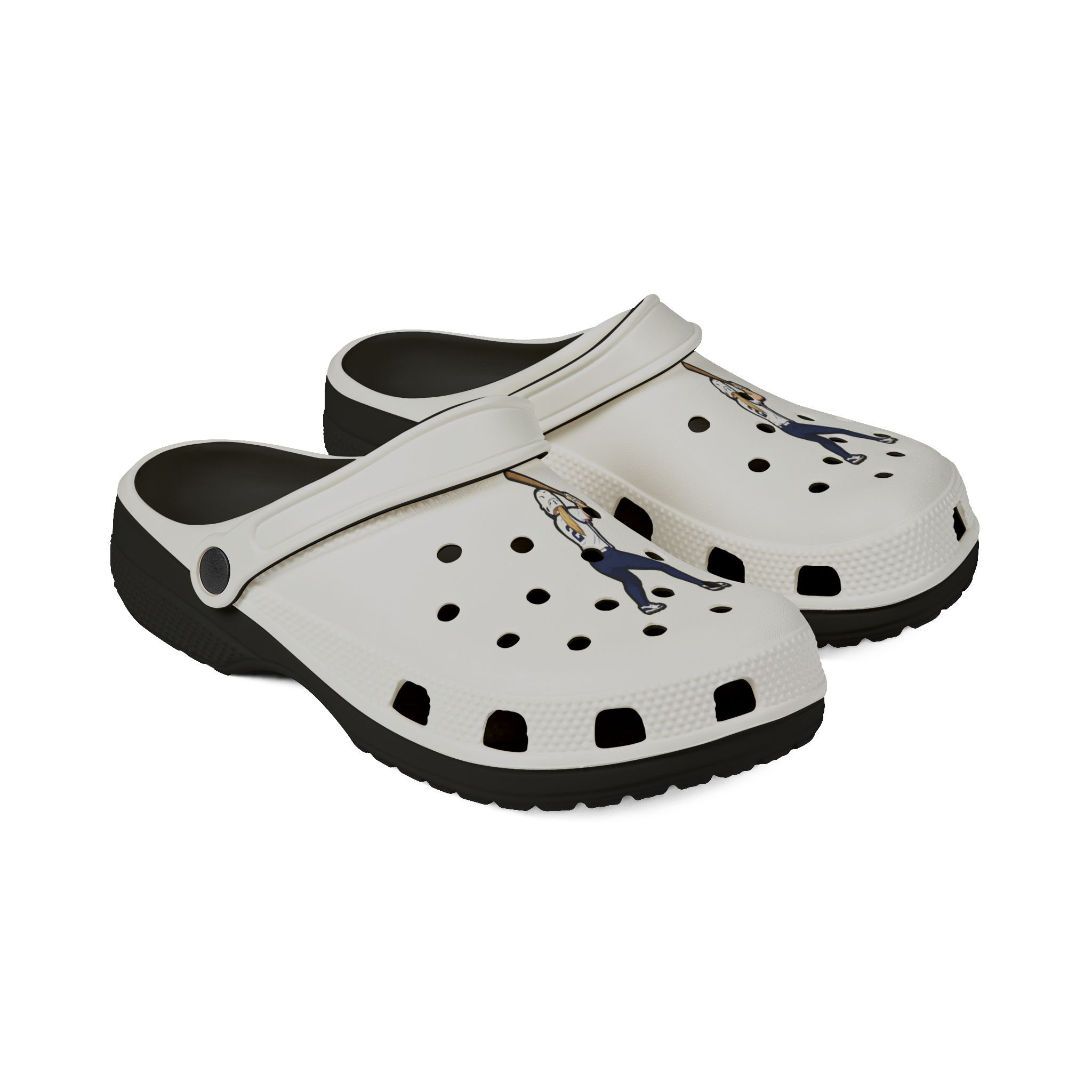 Rubber Clogs — character_name_vertical in Black