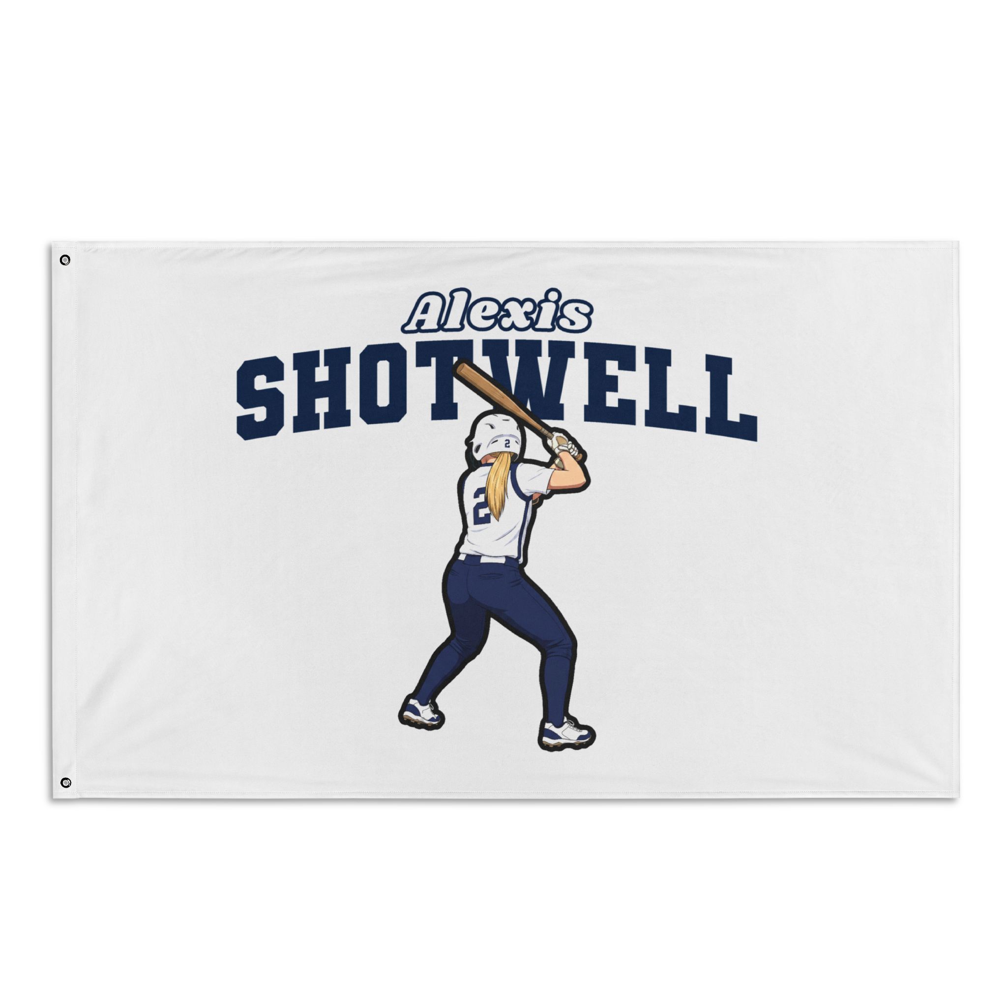 Flag (35 × 56 in) — character_name_arch in Classic