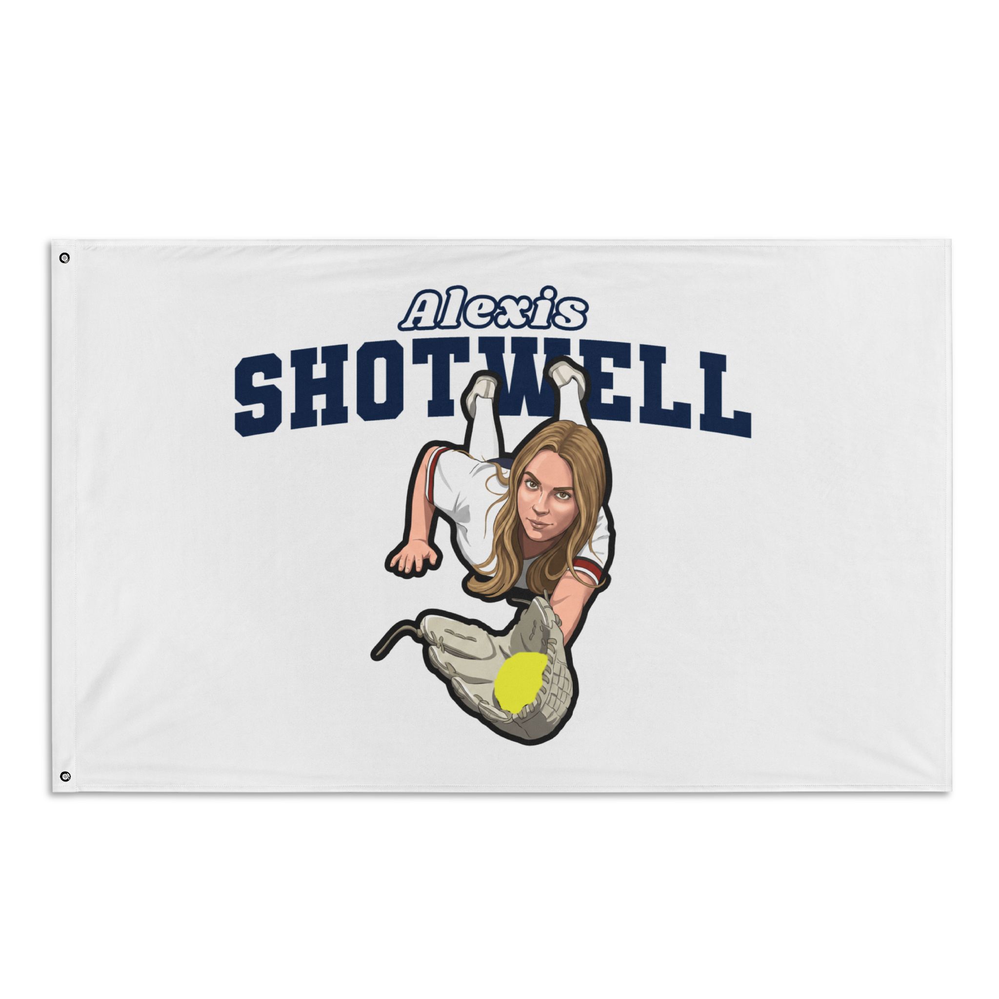 Flag (35 × 56 in) — character_name_arch in Classic