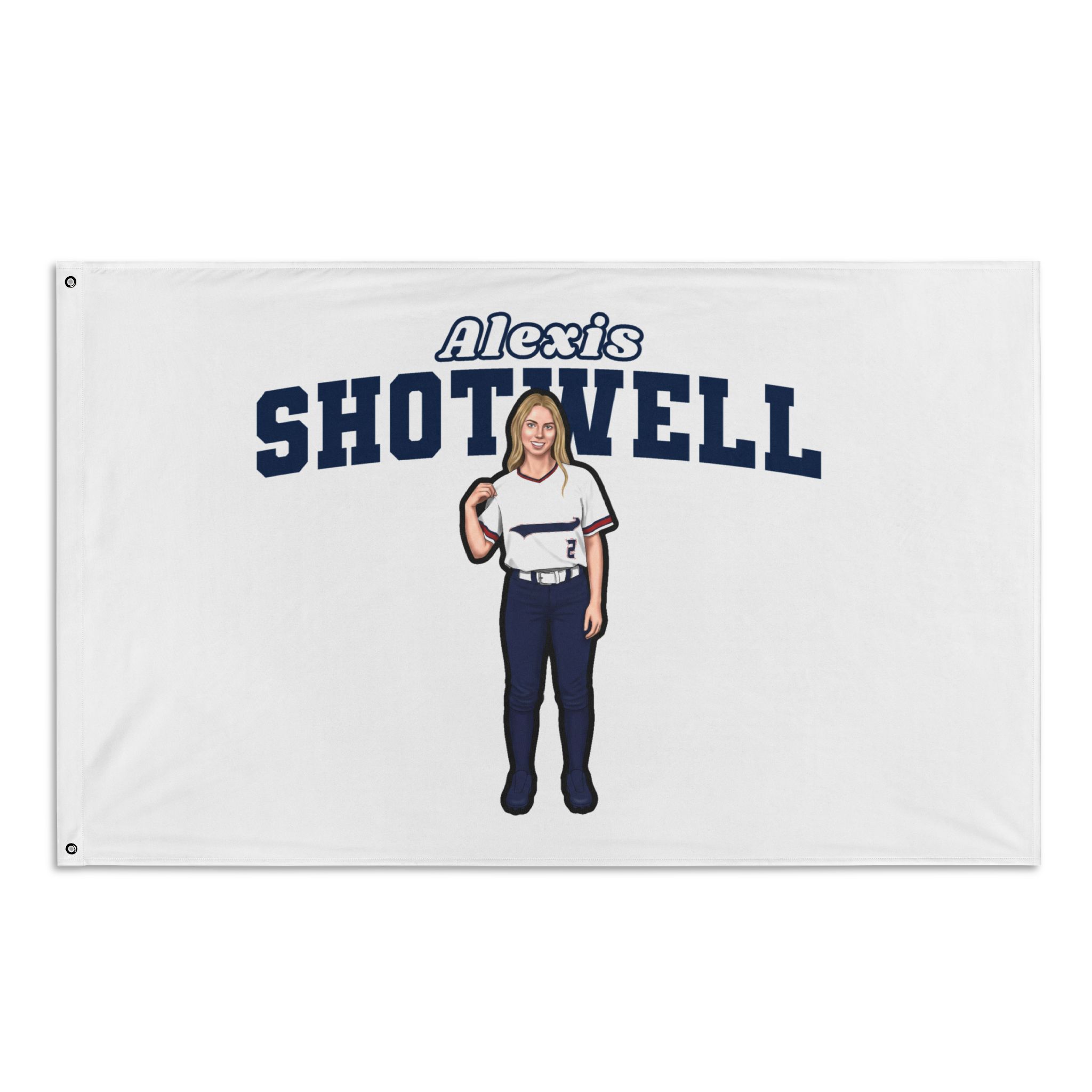 Flag (35 × 56 in) — character_name_arch in Classic