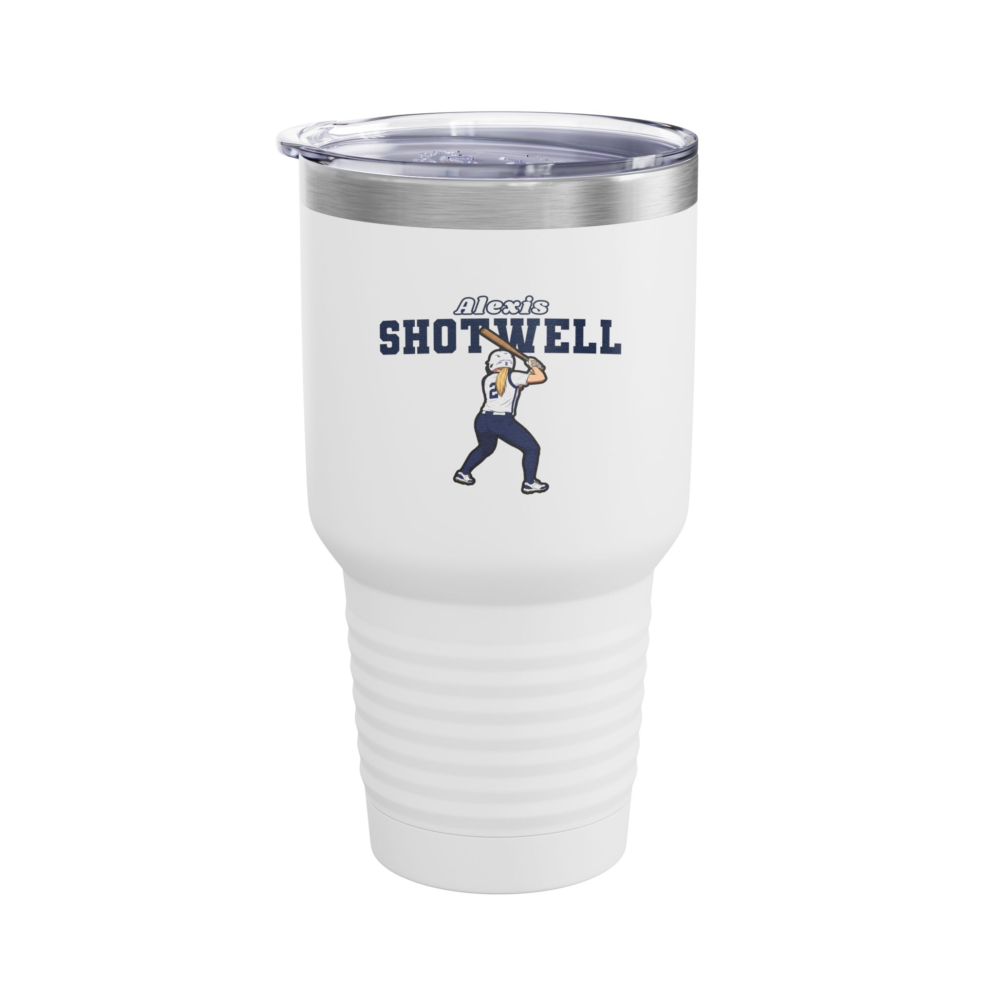 30oz Tumbler — character_name_arch in White