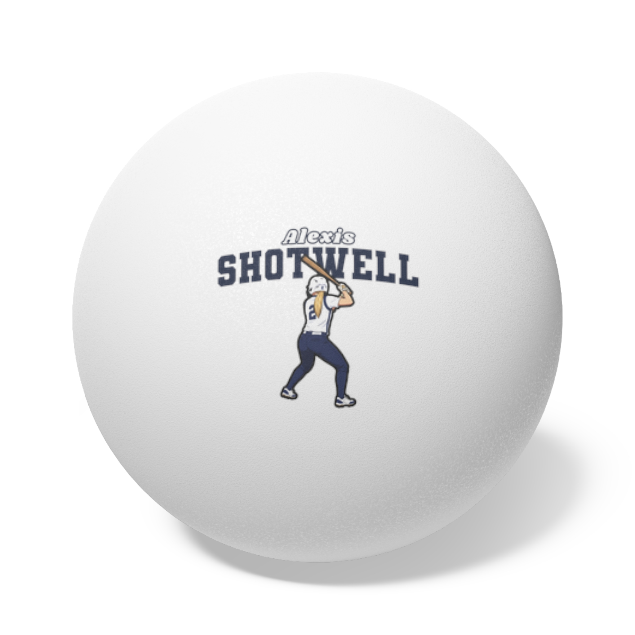 Ping Pong Balls, 6 pcs — character_name_arch in White