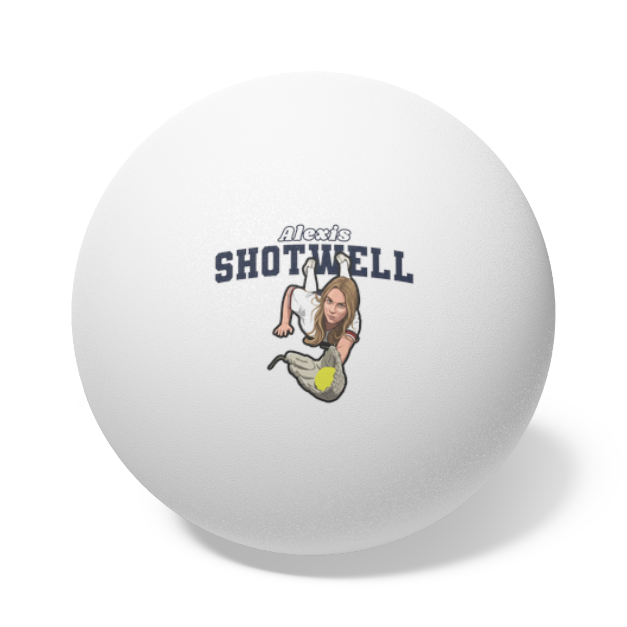 Ping Pong Balls, 6 pcs — character_name_arch in White