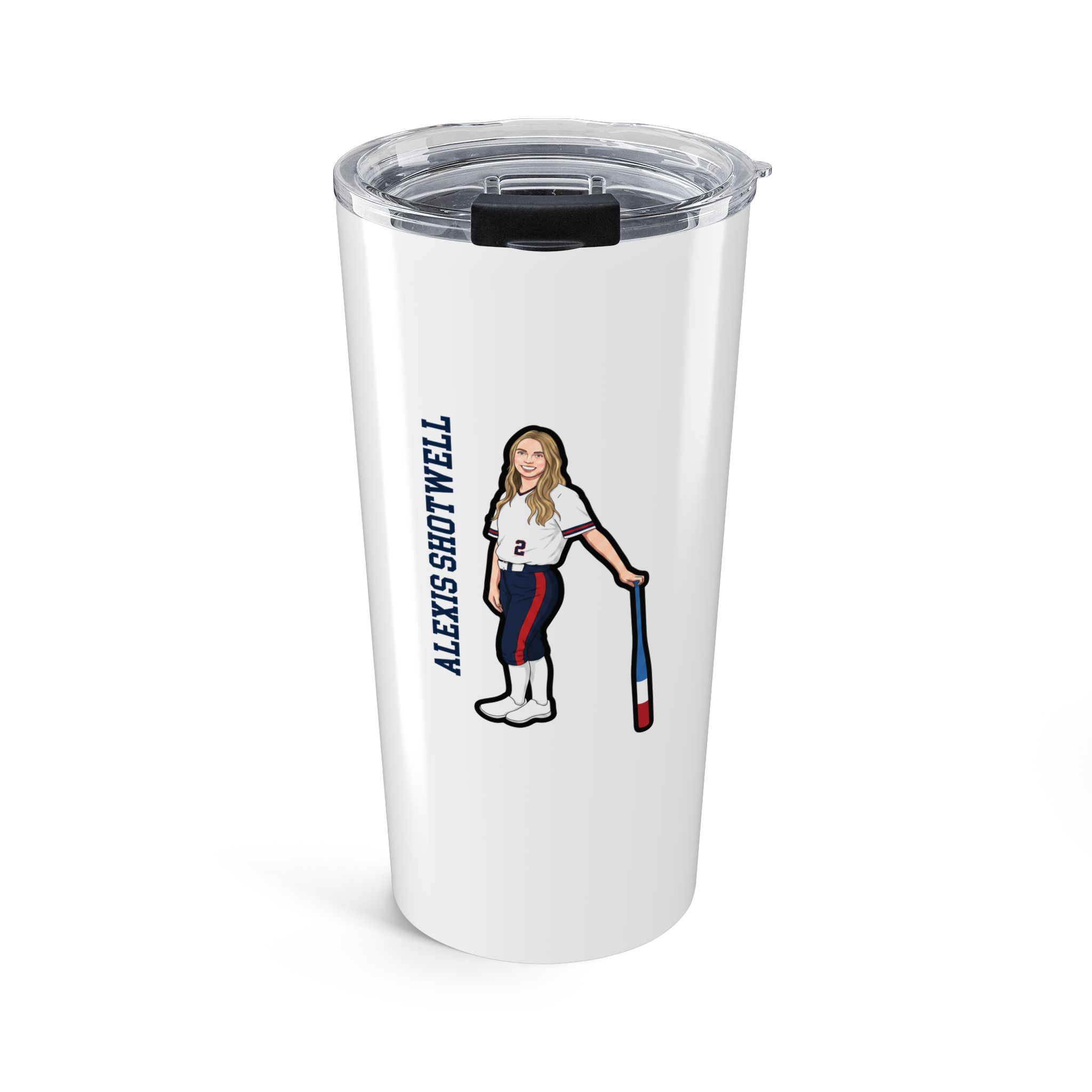 20oz Tumbler — character_name_vertical in Classic