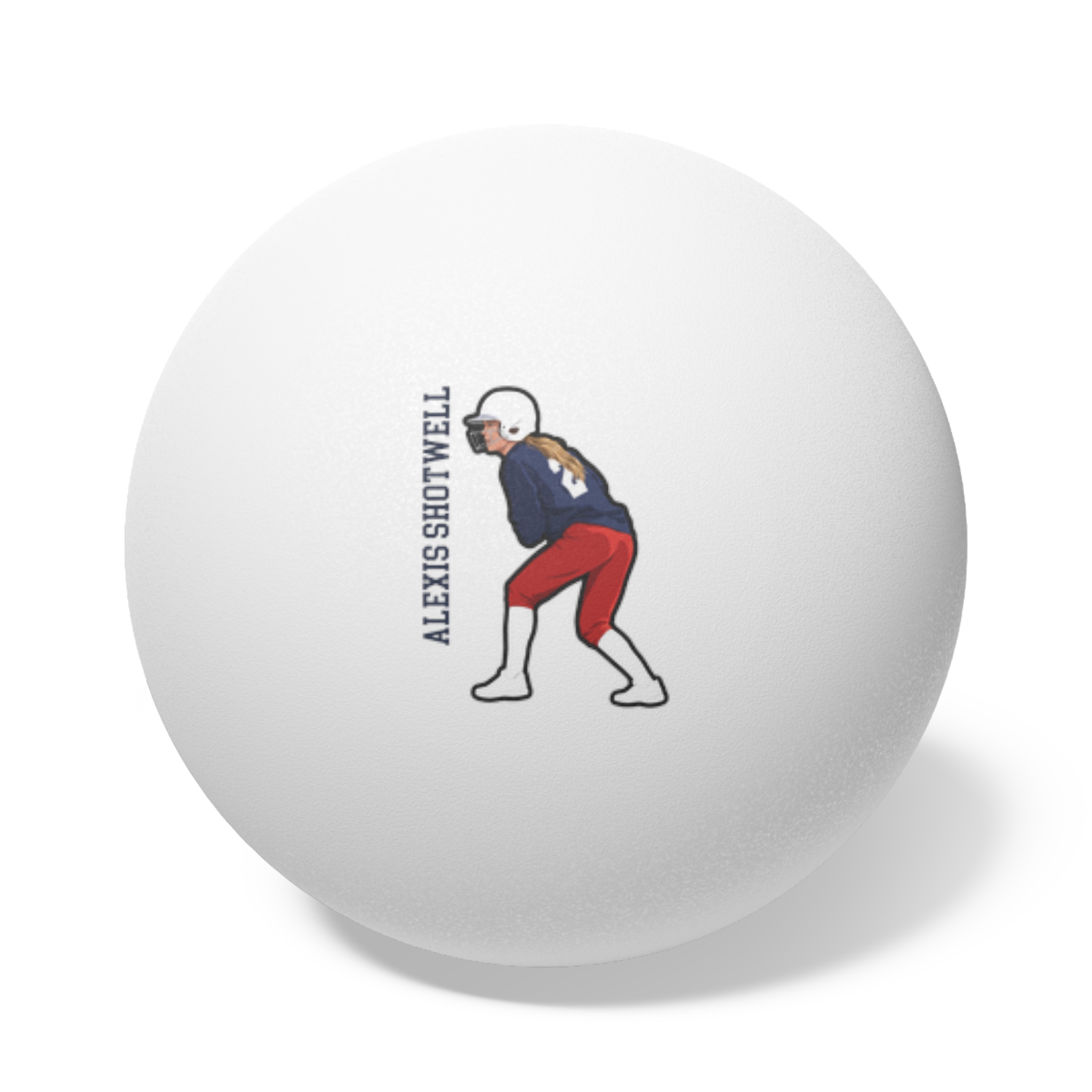 Ping Pong Balls, 6 pcs — character_name_vertical in White
