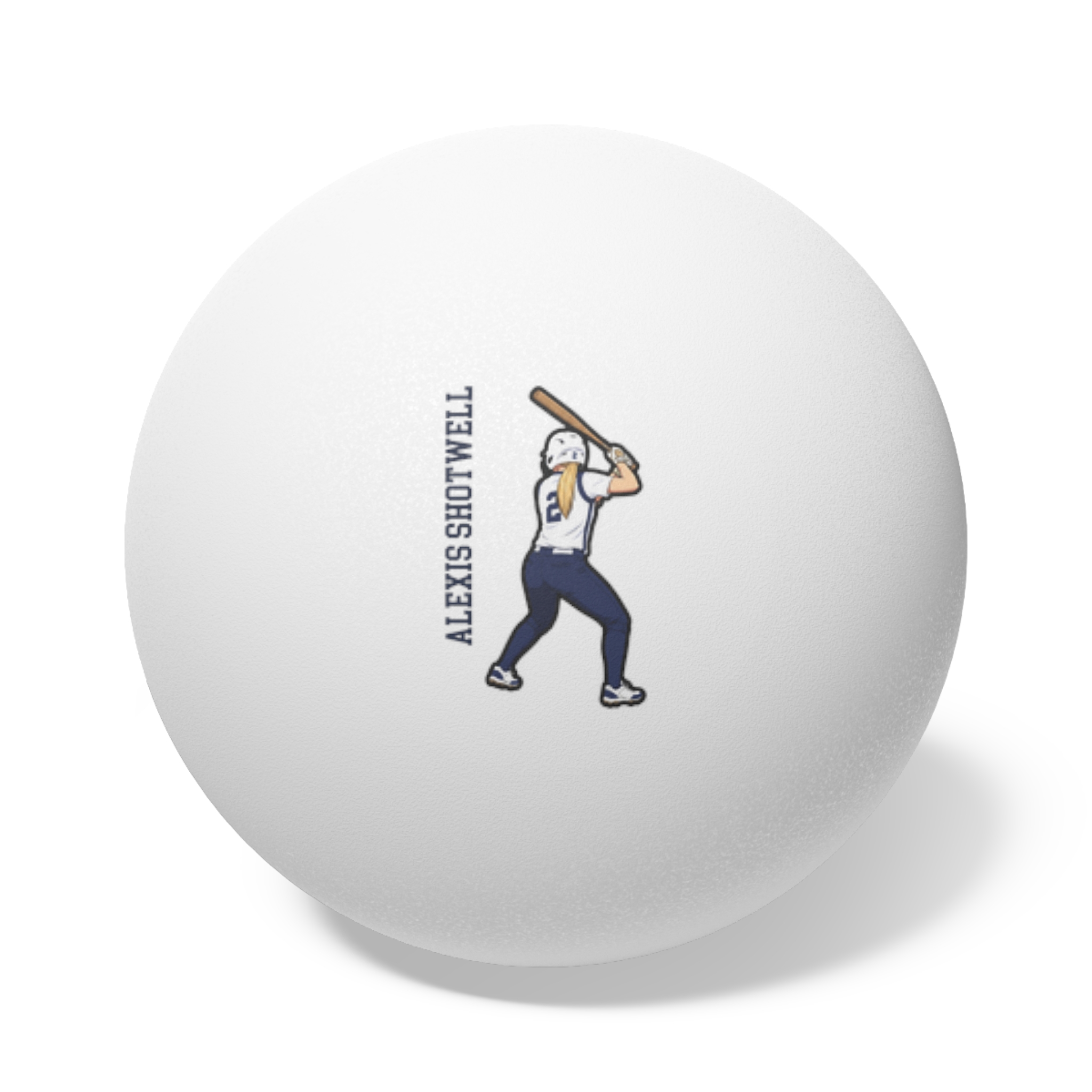 Ping Pong Balls, 6 pcs — character_name_vertical in White