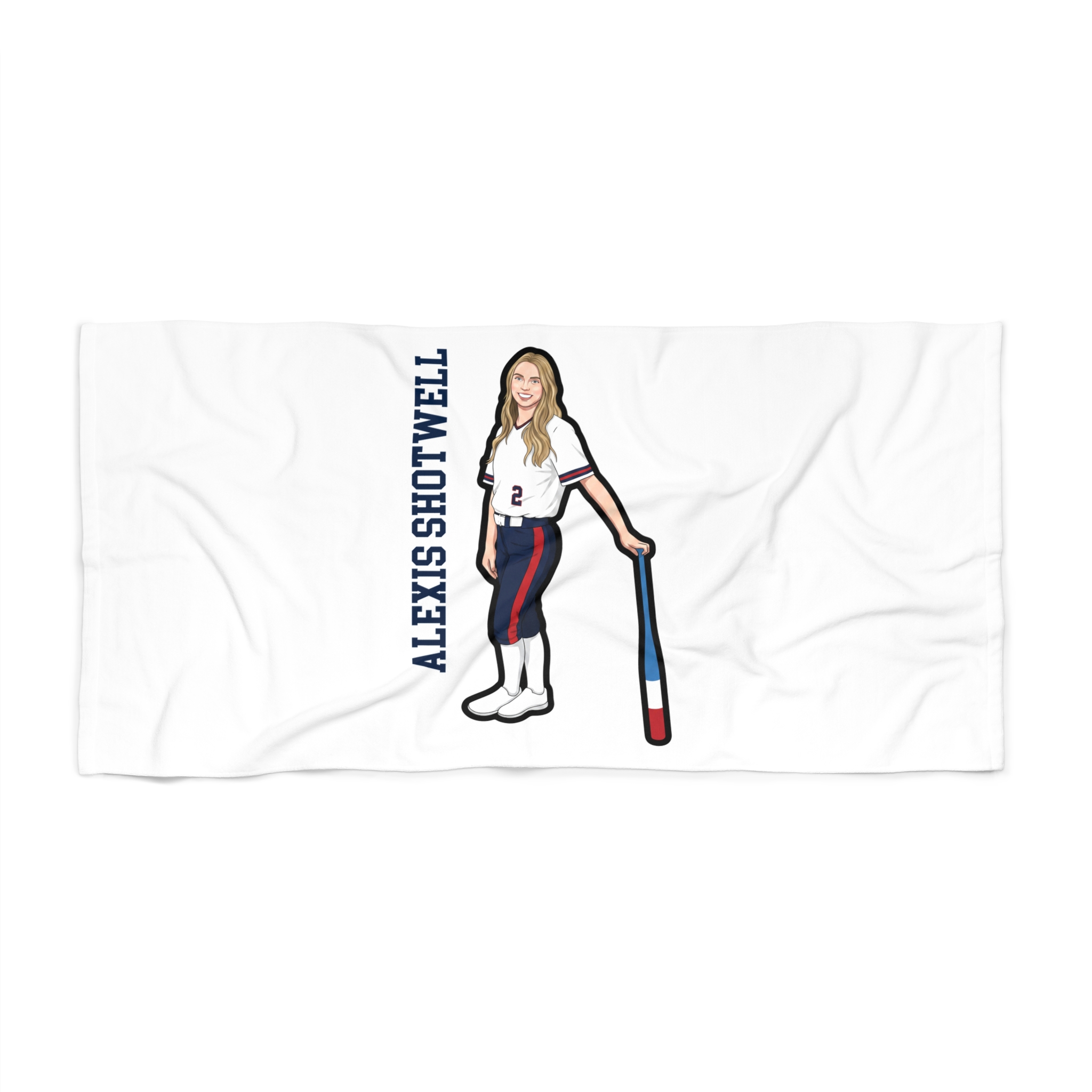 Beach Towel — character_name_vertical in Classic