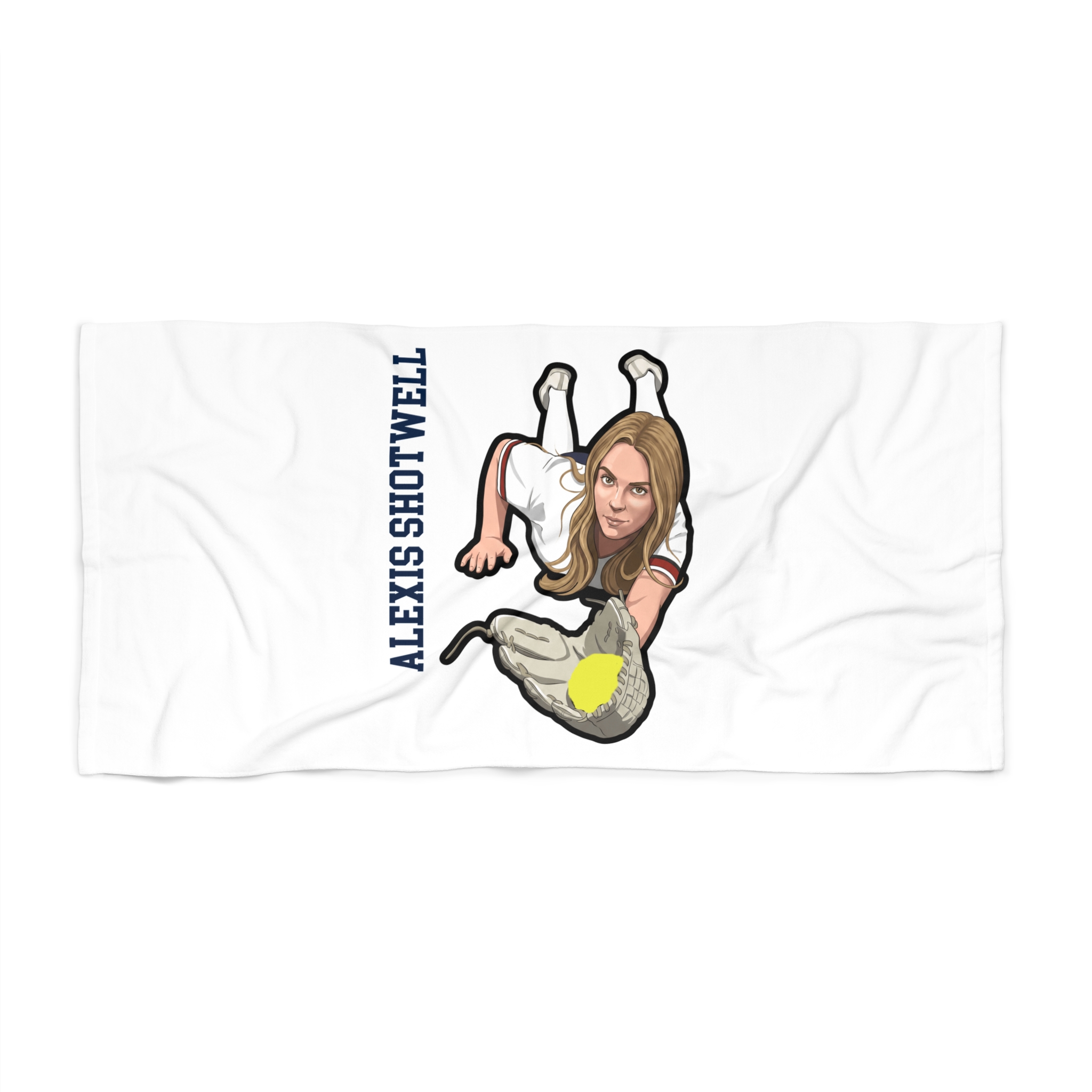 Beach Towel — character_name_vertical in Classic
