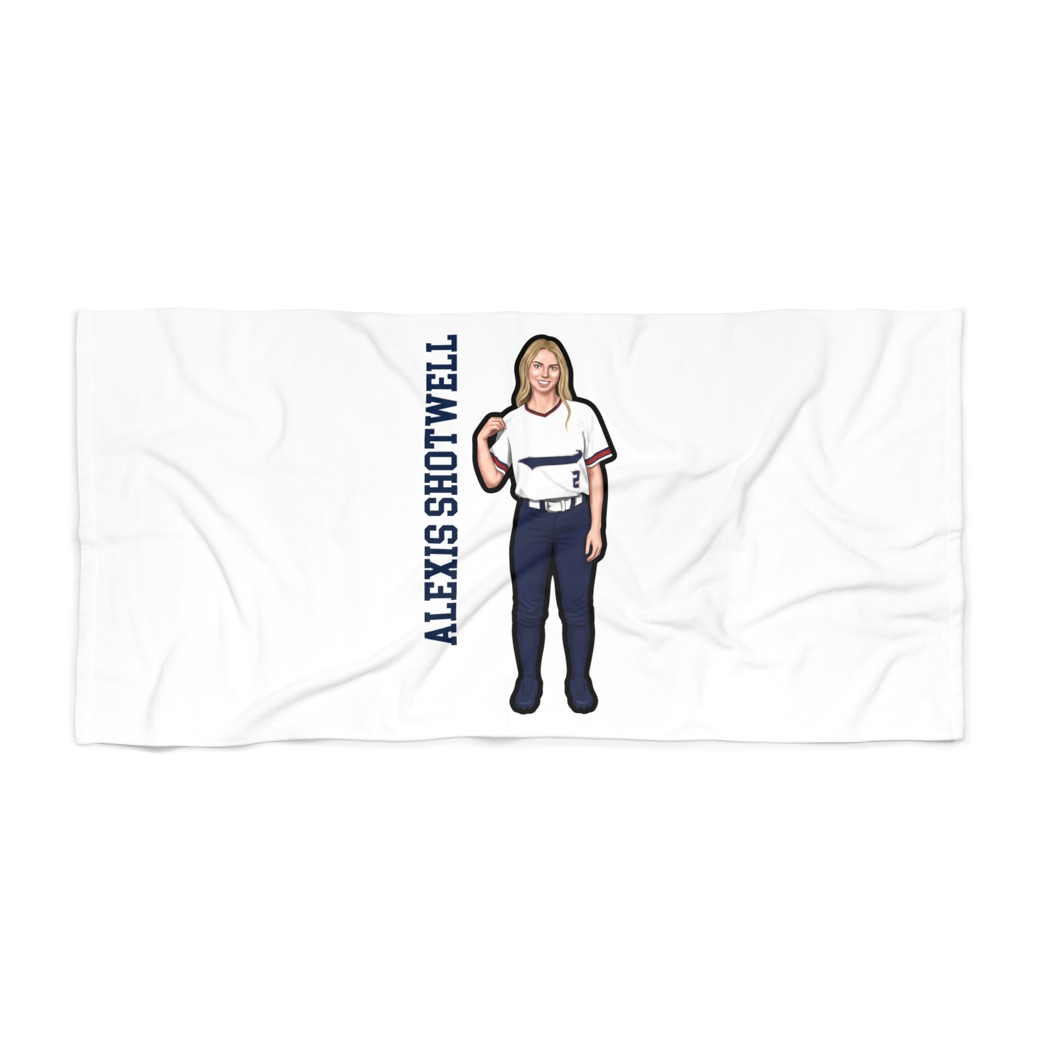Beach Towel — character_name_vertical in Classic