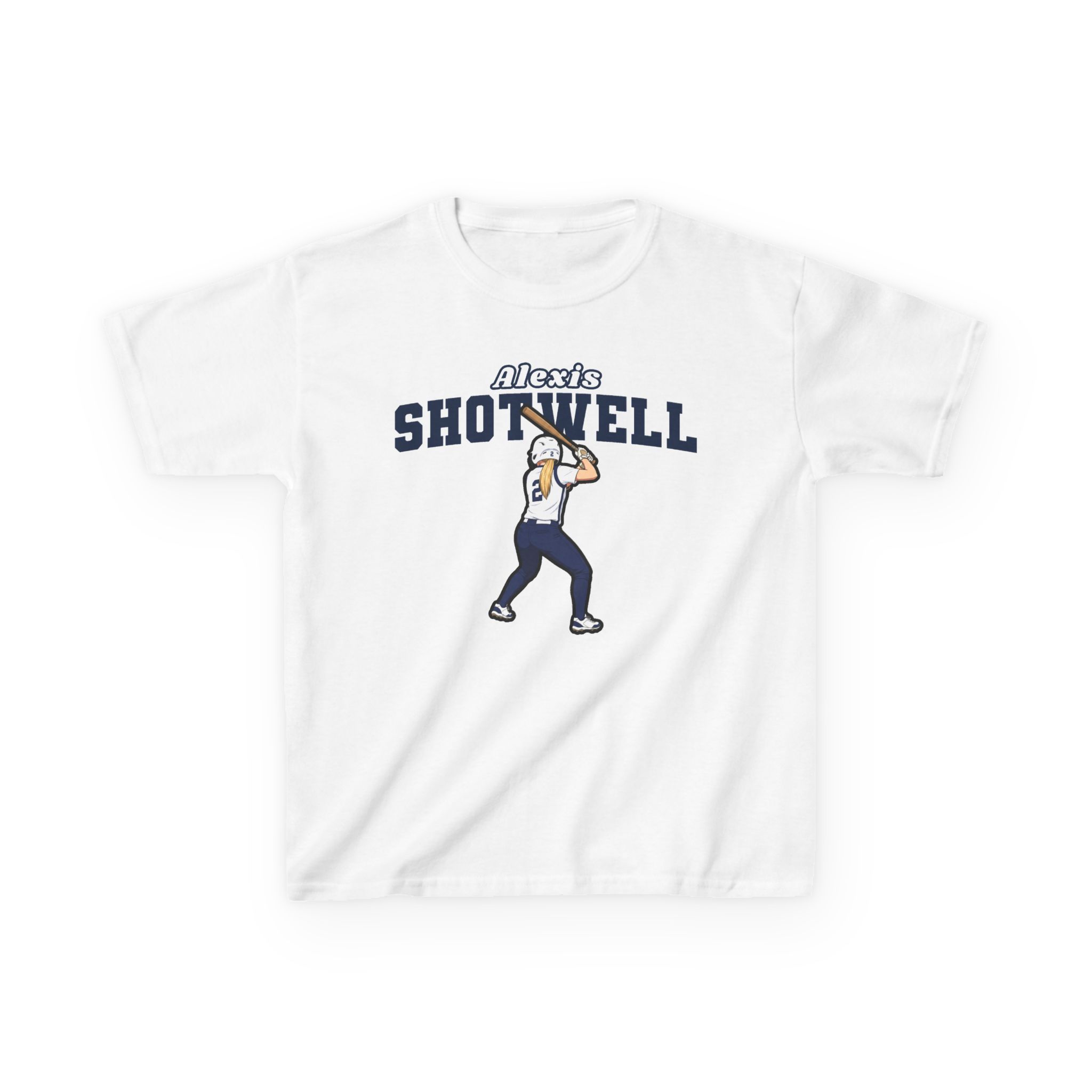 Youth Tee — character_name_arch in White