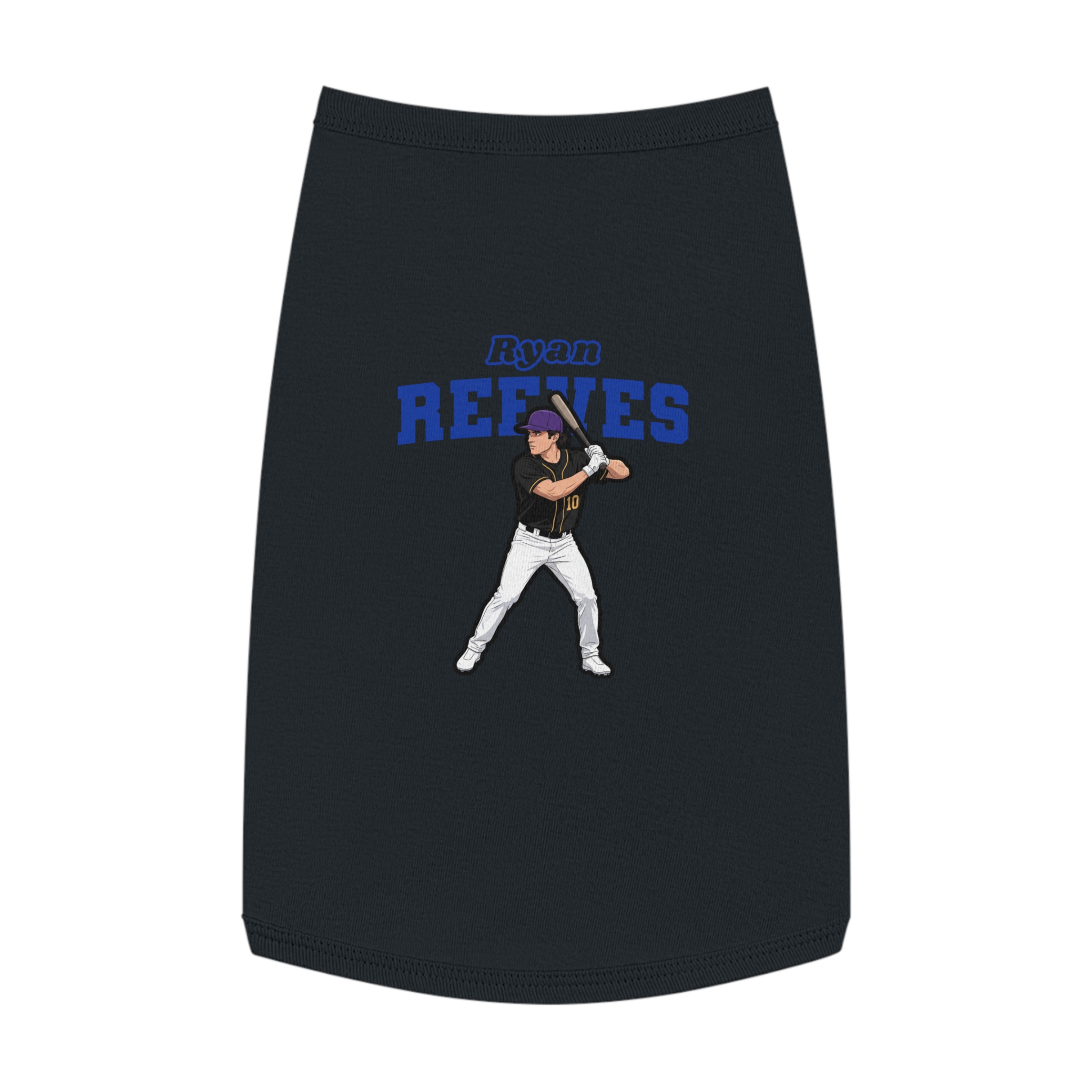 Pet Tank Top — character_name_arch in White
