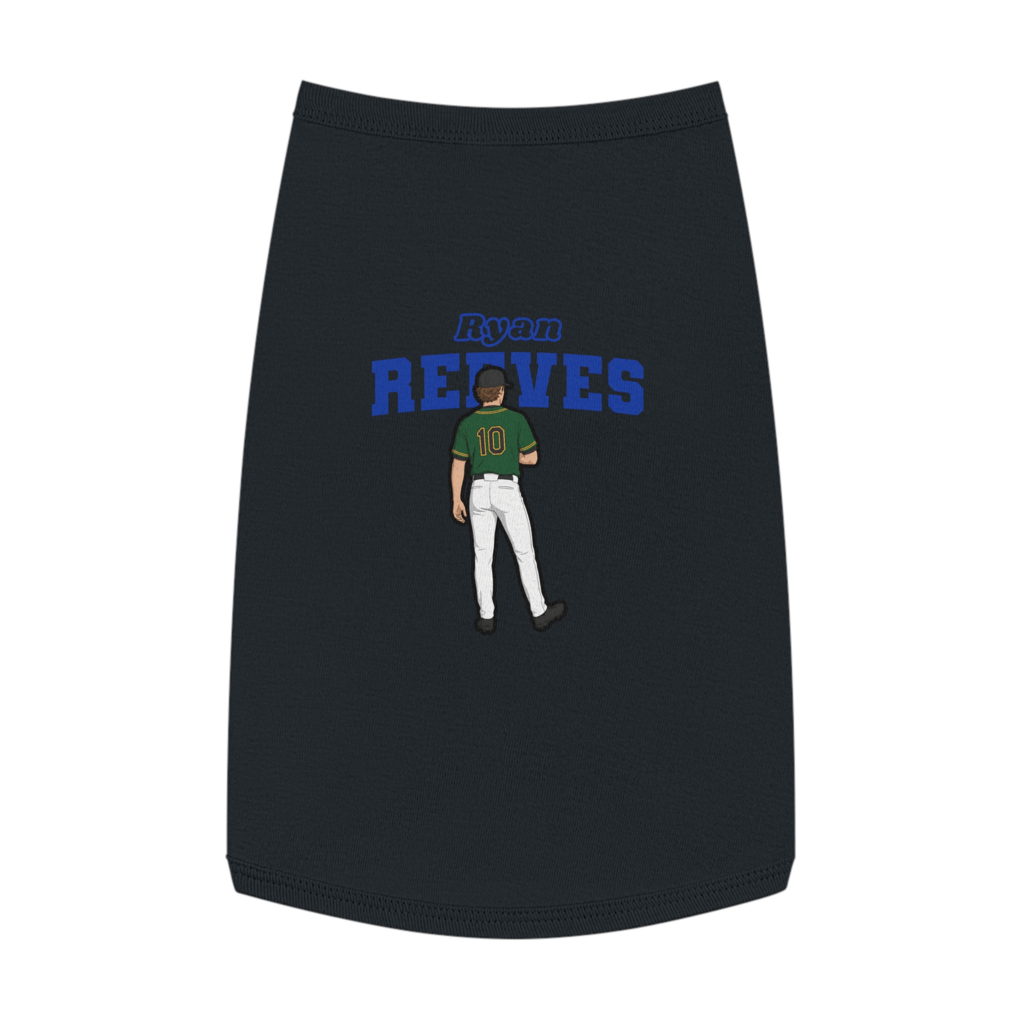 Pet Tank Top — character_name_arch in Black