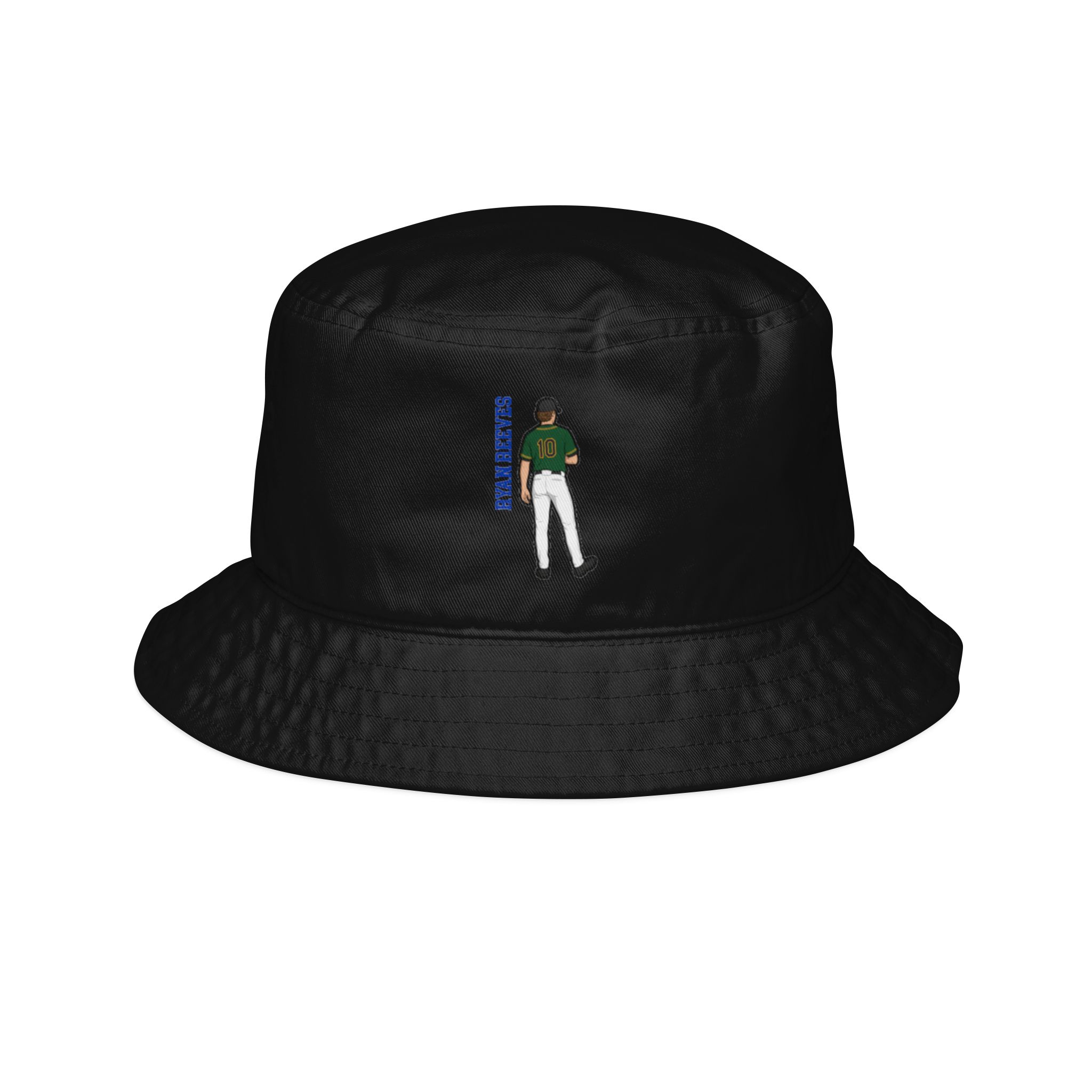Bucket Hat — character_name_vertical in Black