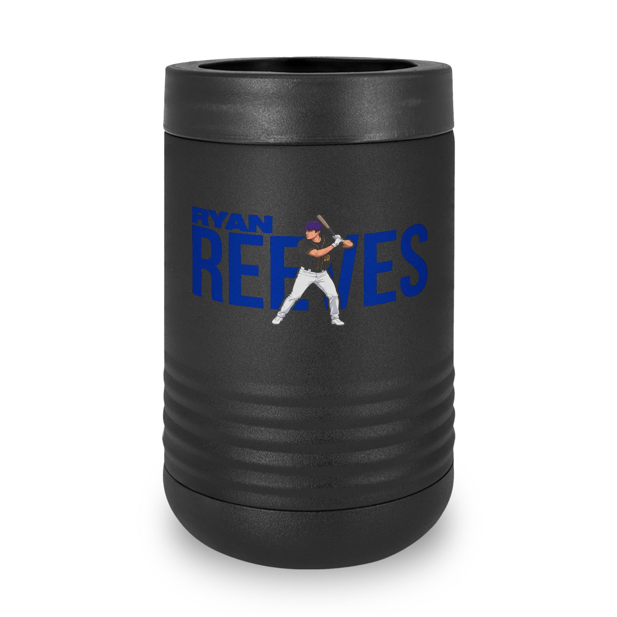 Stainless Can Cooler — character_player_name in Black