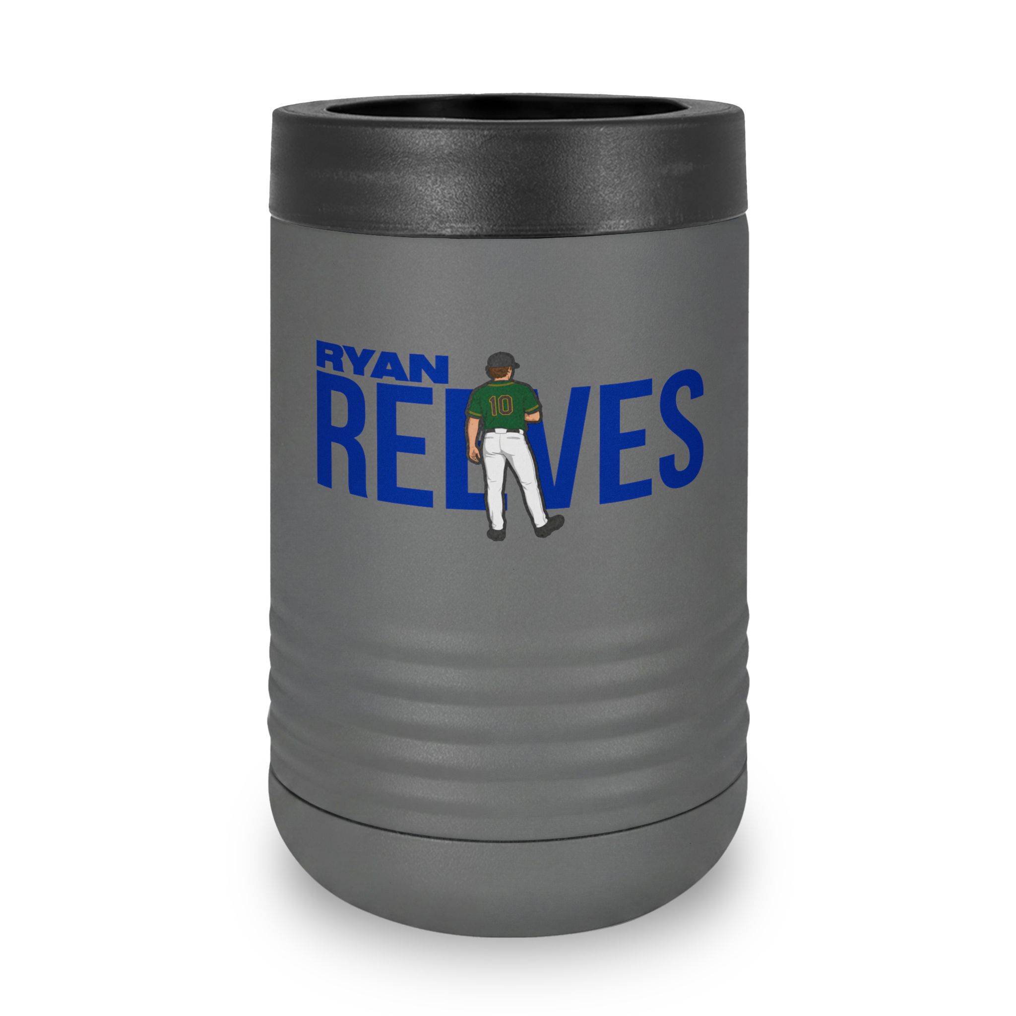 Stainless Can Cooler — character_player_name in Grey