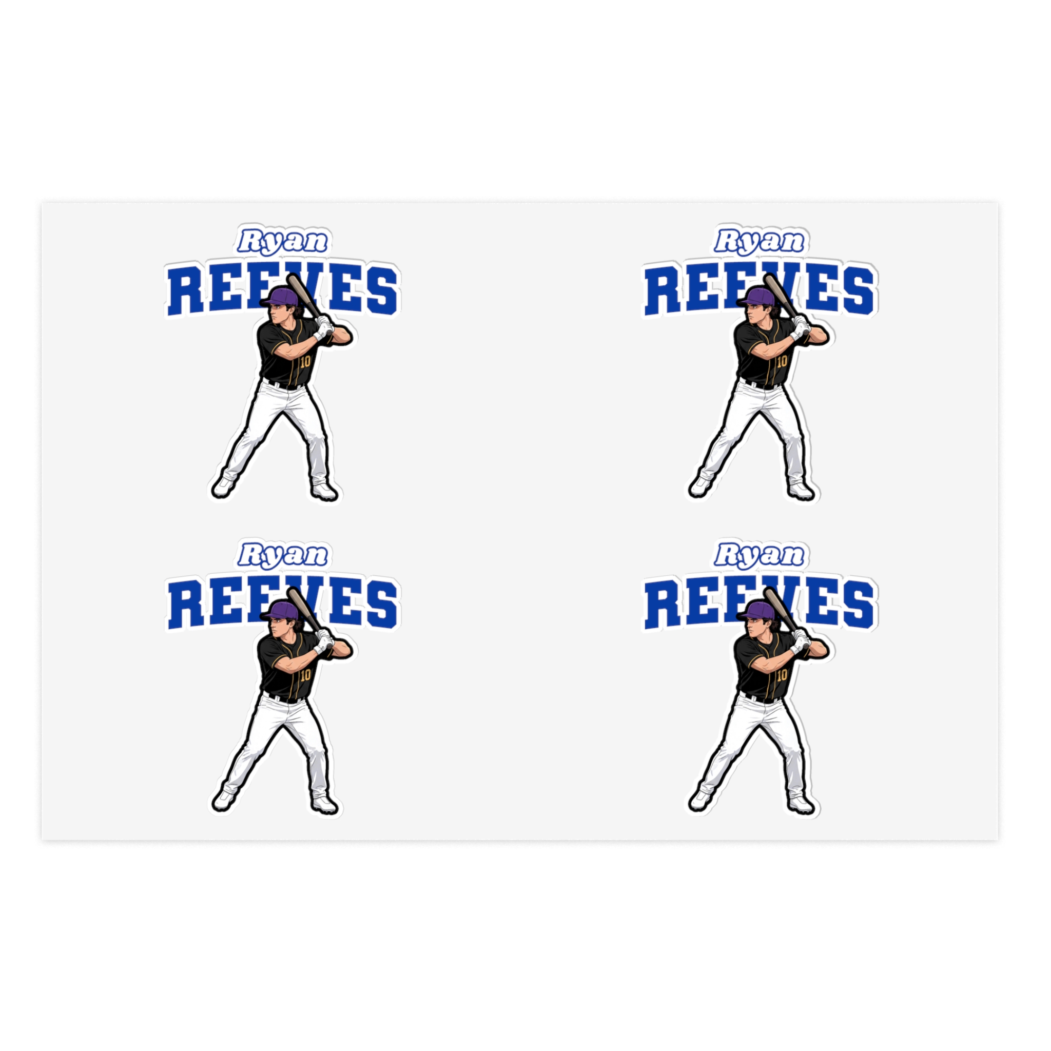 Sticker Sheet — character_name_arch in Classic