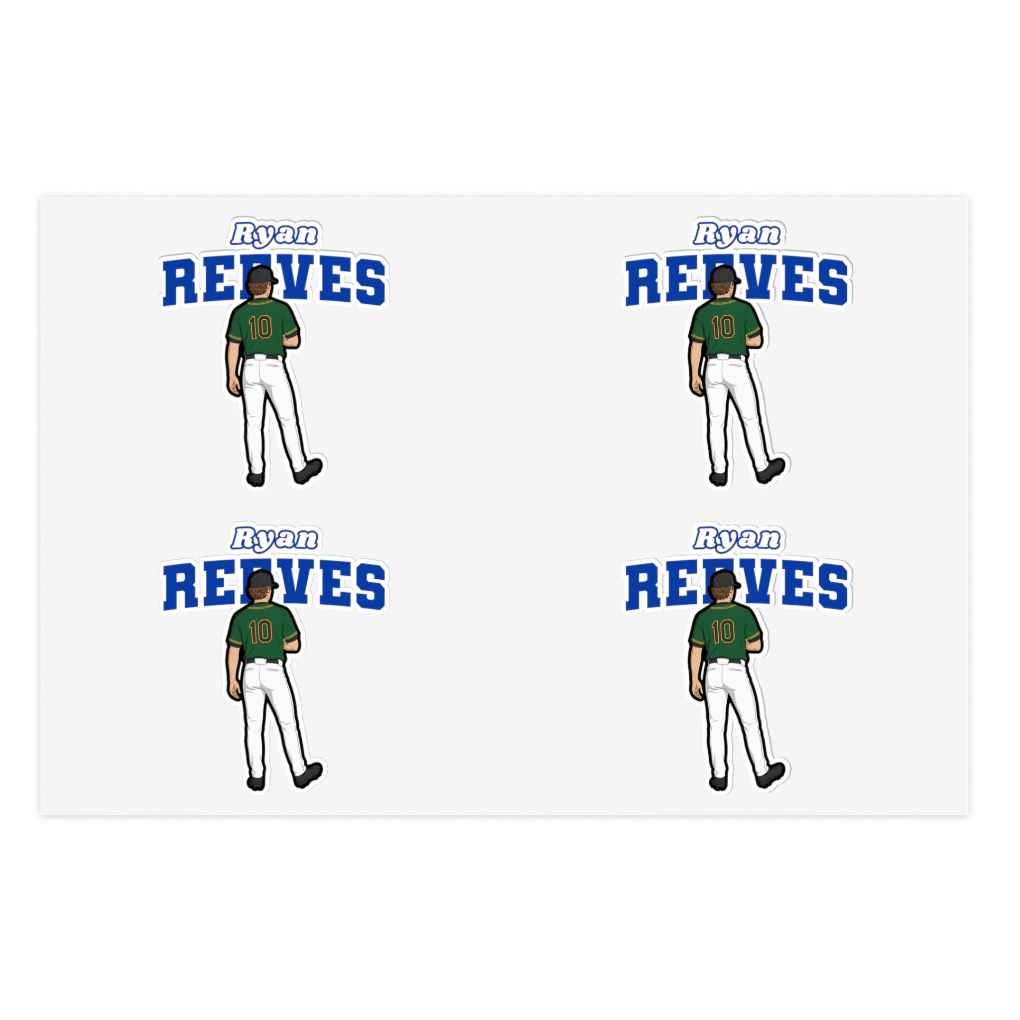 Sticker Sheet — character_name_arch in Classic