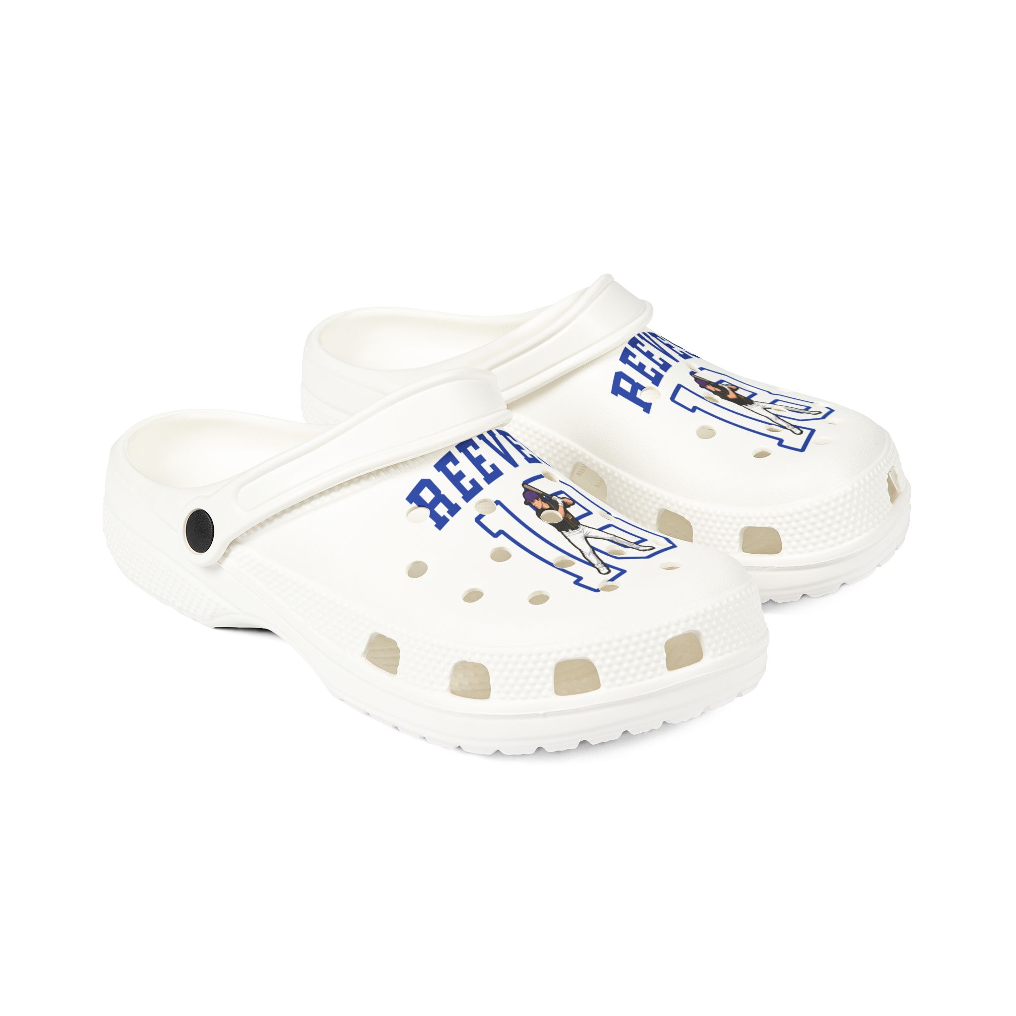 Rubber Clogs — character_shirsey in White