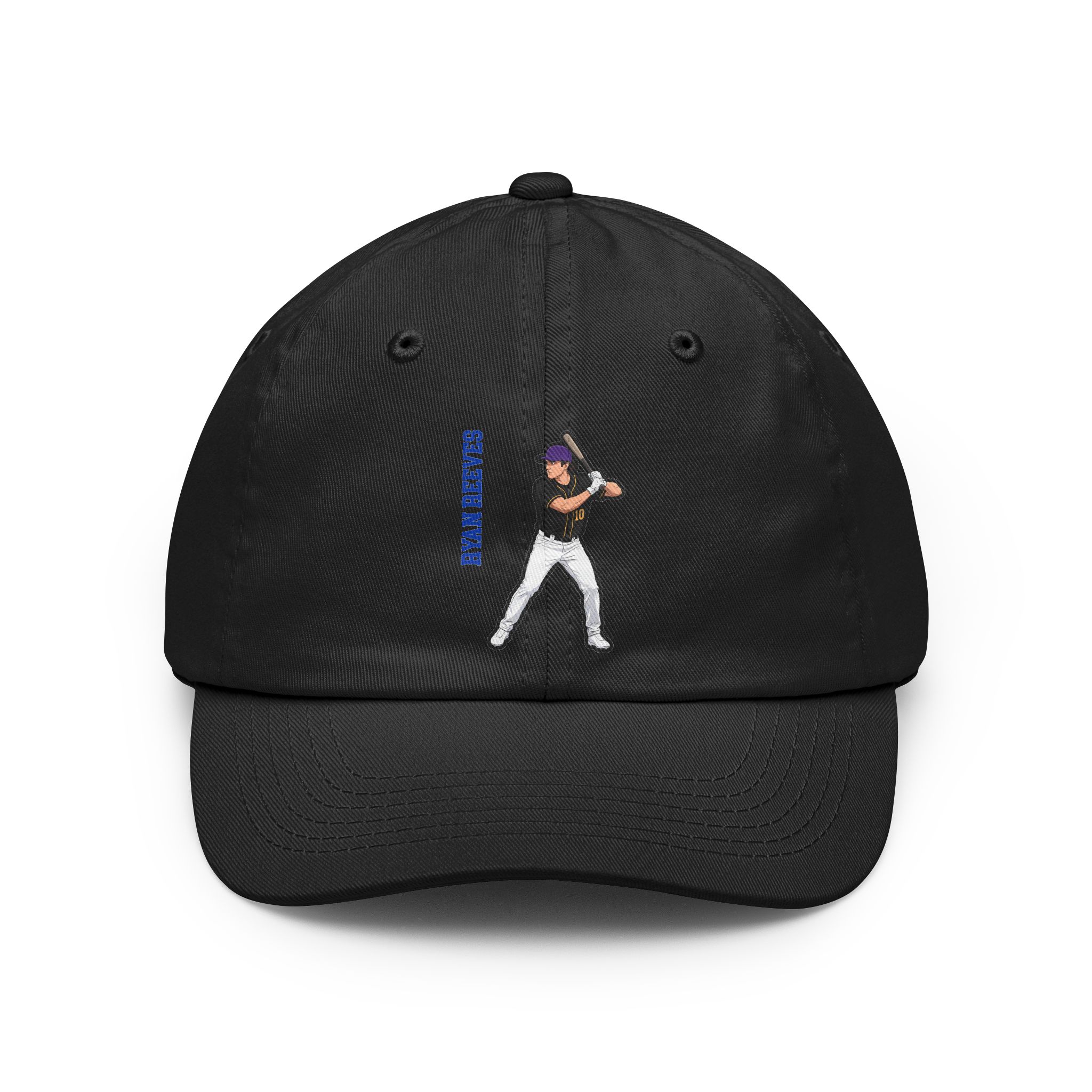 Classic Cap — character_name_vertical in Black
