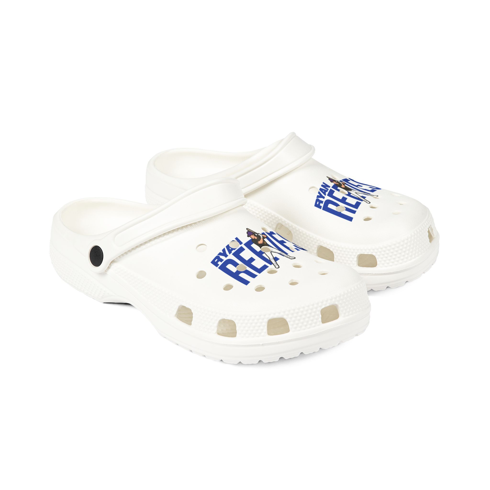 Rubber Clogs — character_player_name in White