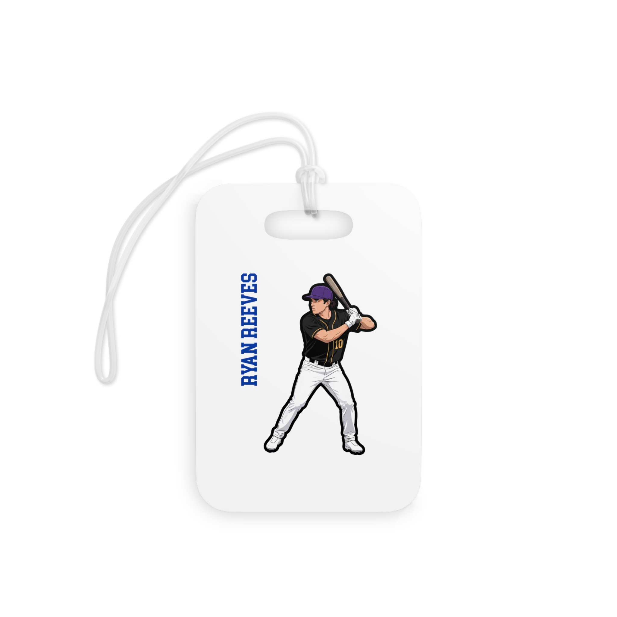 Bag Tag — character_name_vertical in Classic