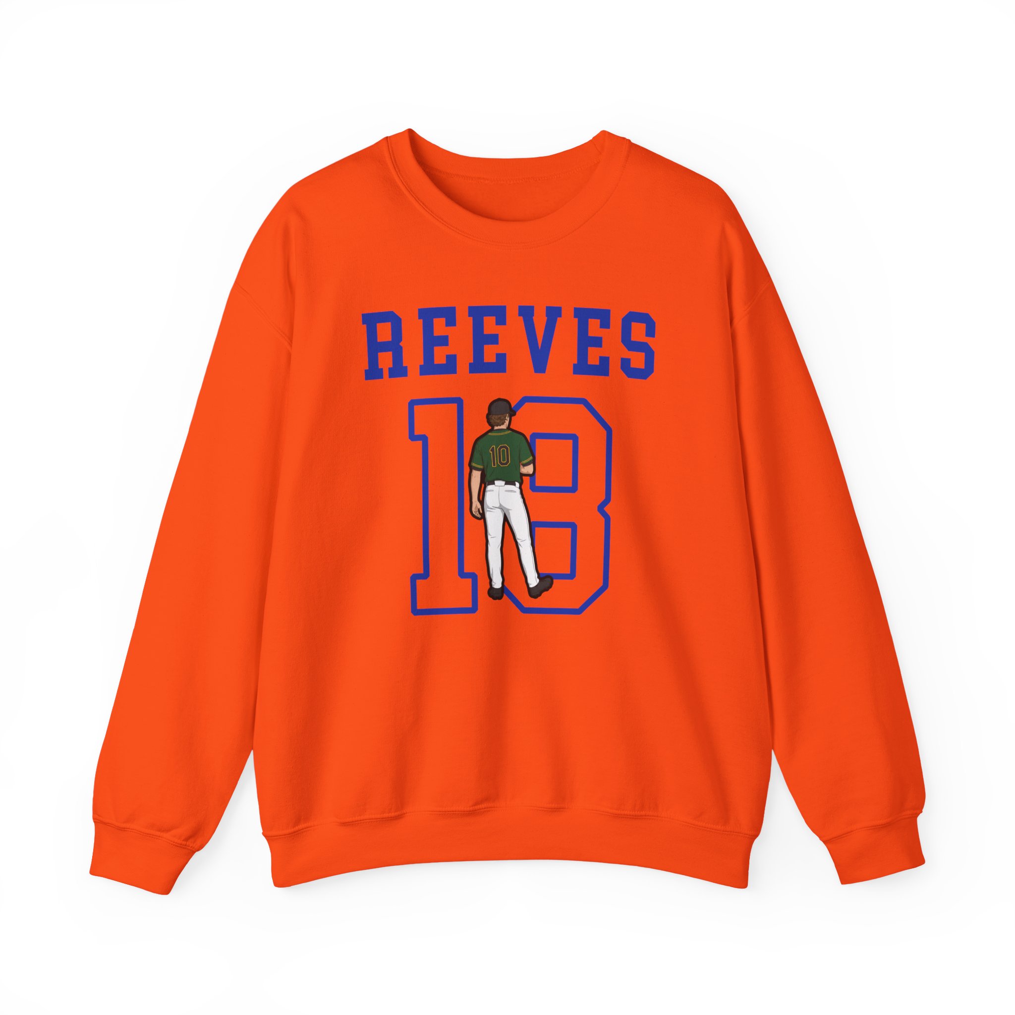 Crewneck Sweatshirt — character_shirsey in Orange