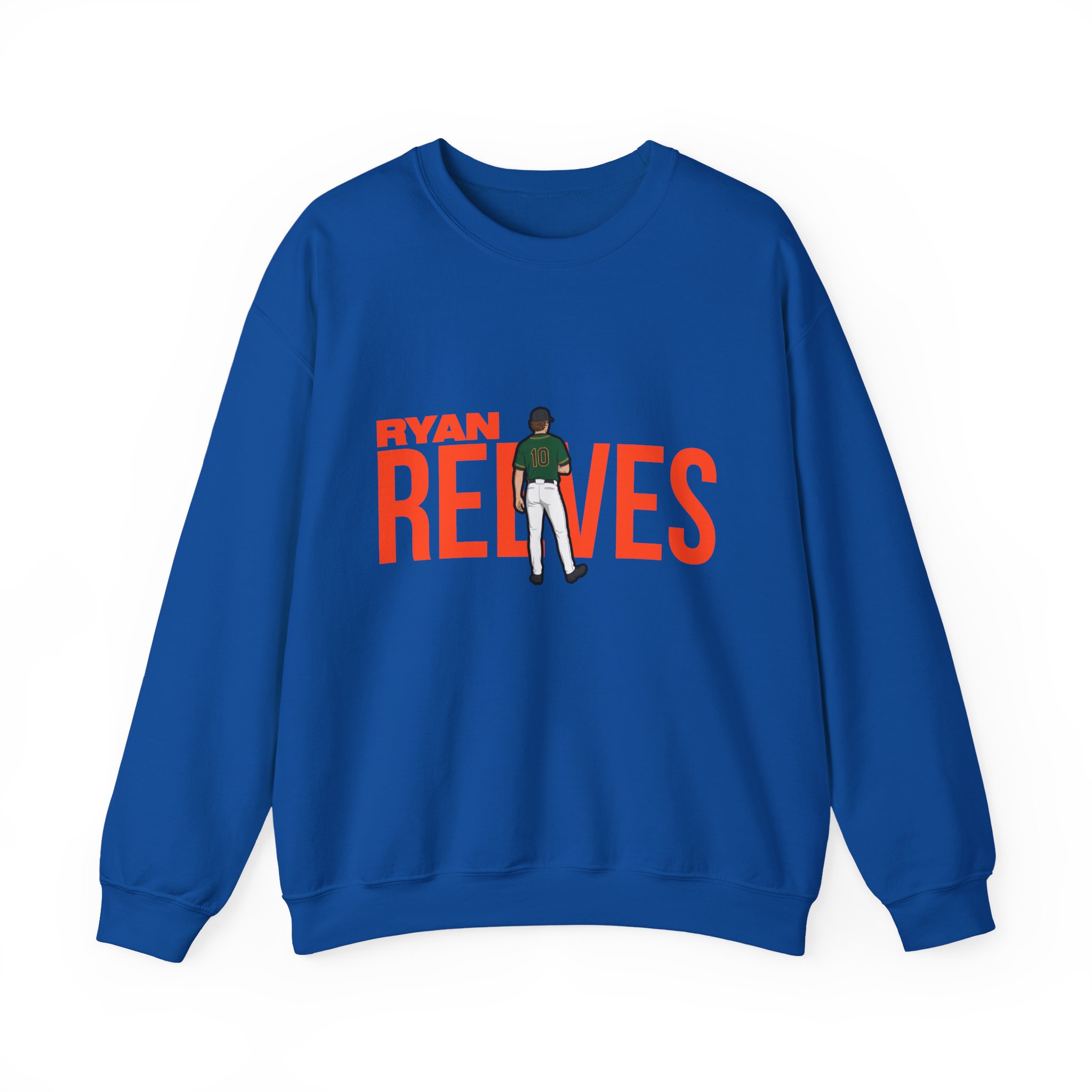Crewneck Sweatshirt — character_player_name in Royal