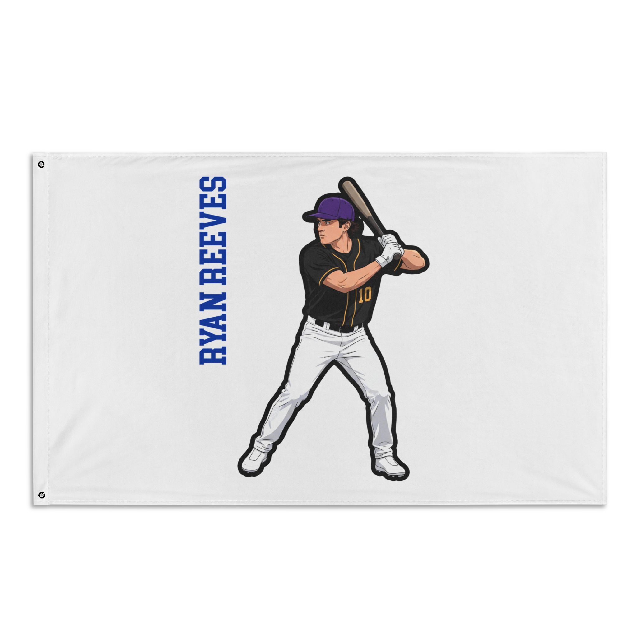 Flag (35 × 56 in) — character_name_vertical in Classic