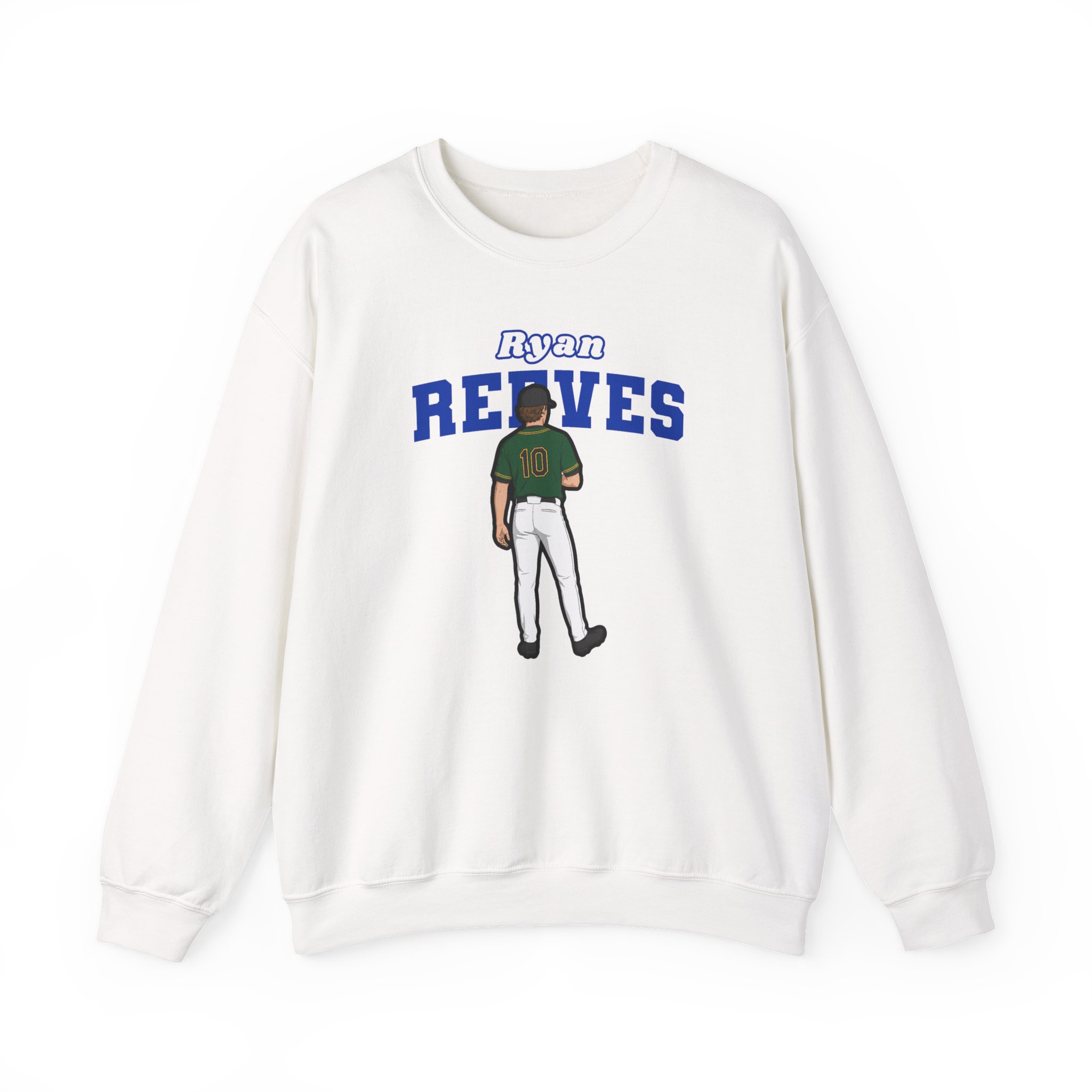 Crewneck Sweatshirt — character_name_arch in White
