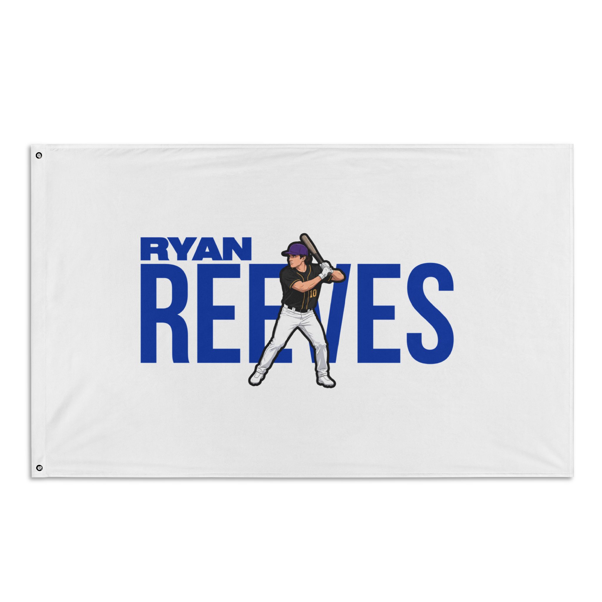 Flag (35 × 56 in) — character_player_name in Classic