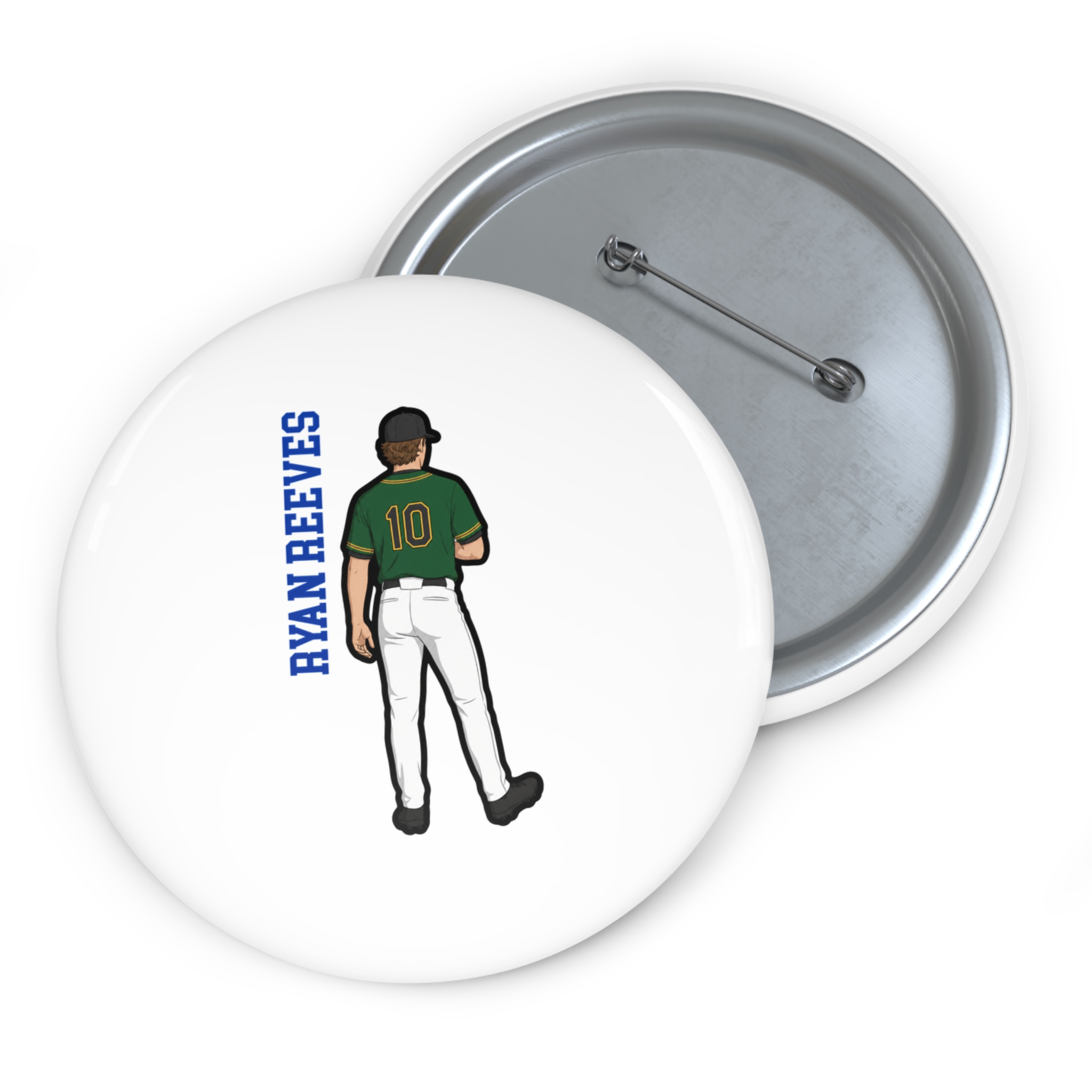 Game Day Pin — character_name_vertical in Classic