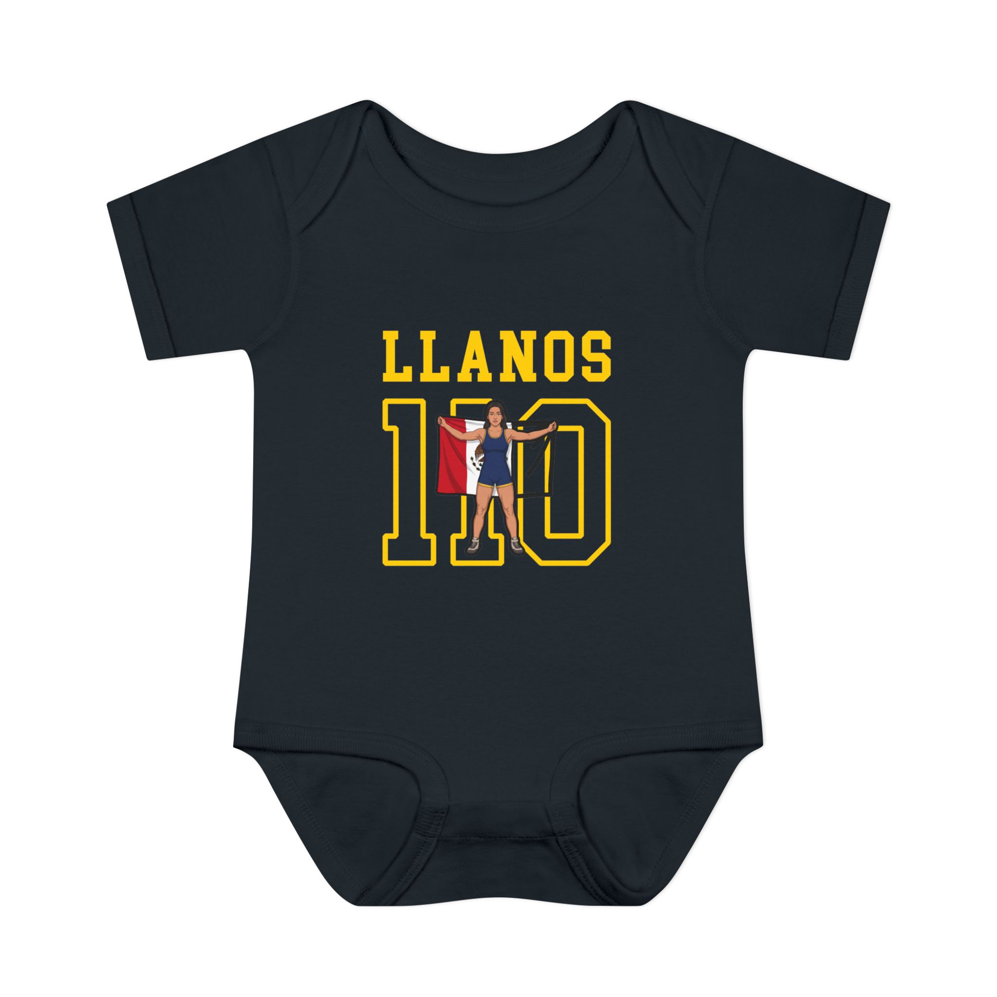 Baby Onesie — character_shirsey in Black