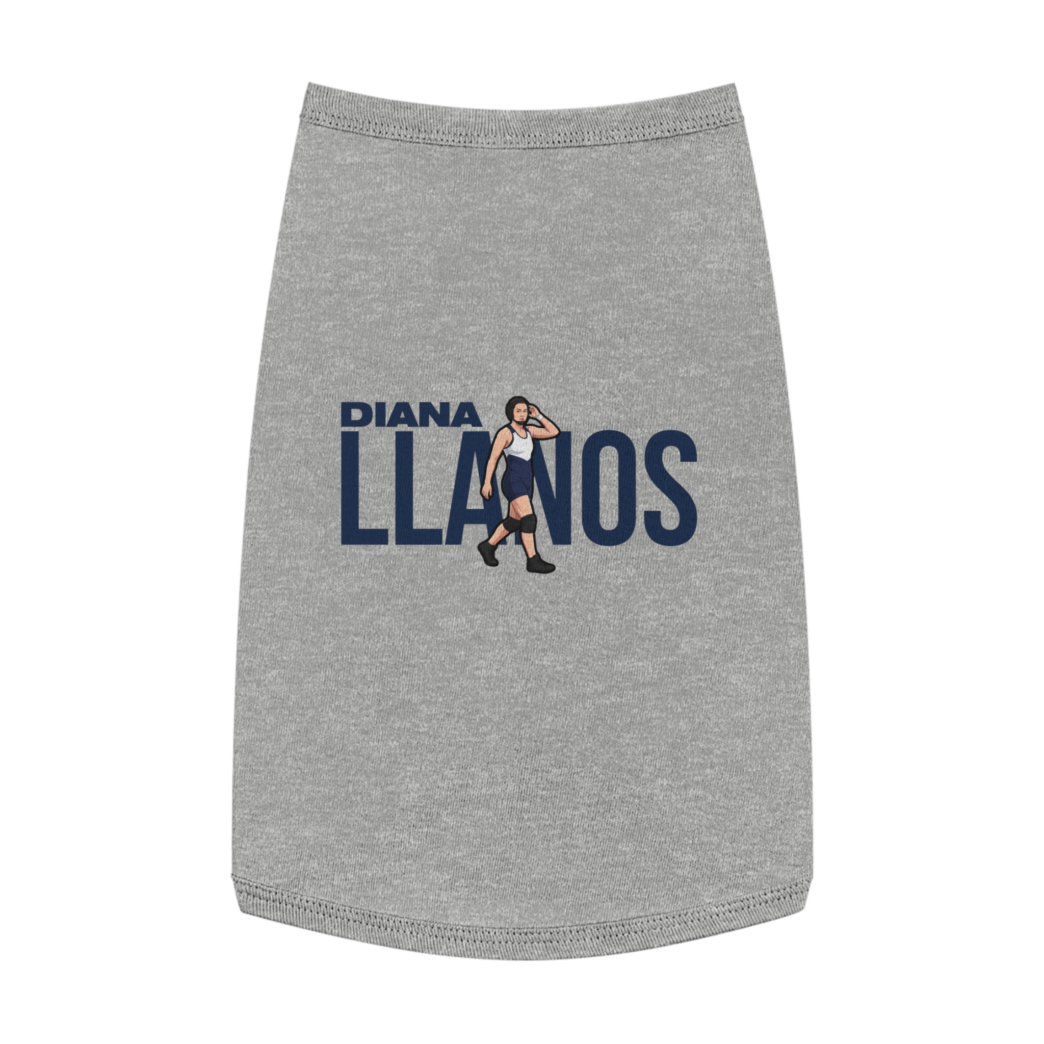 Pet Tank Top — character_player_name in White
