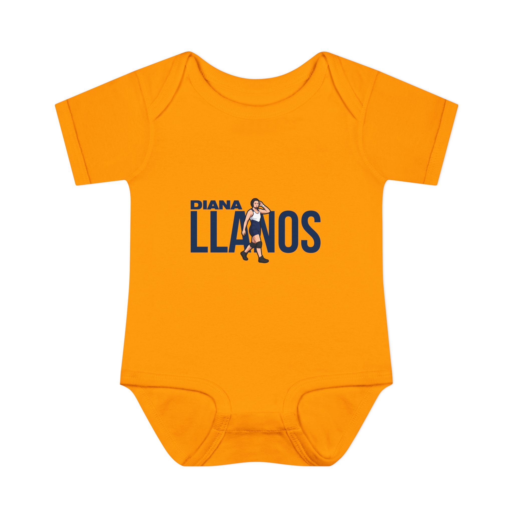 Baby Onesie — character_player_name in Gold