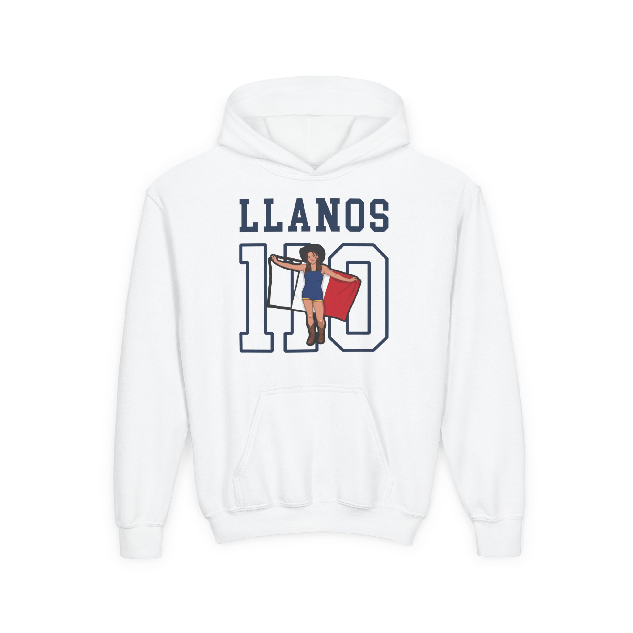 Youth Hoodie — character_shirsey in White