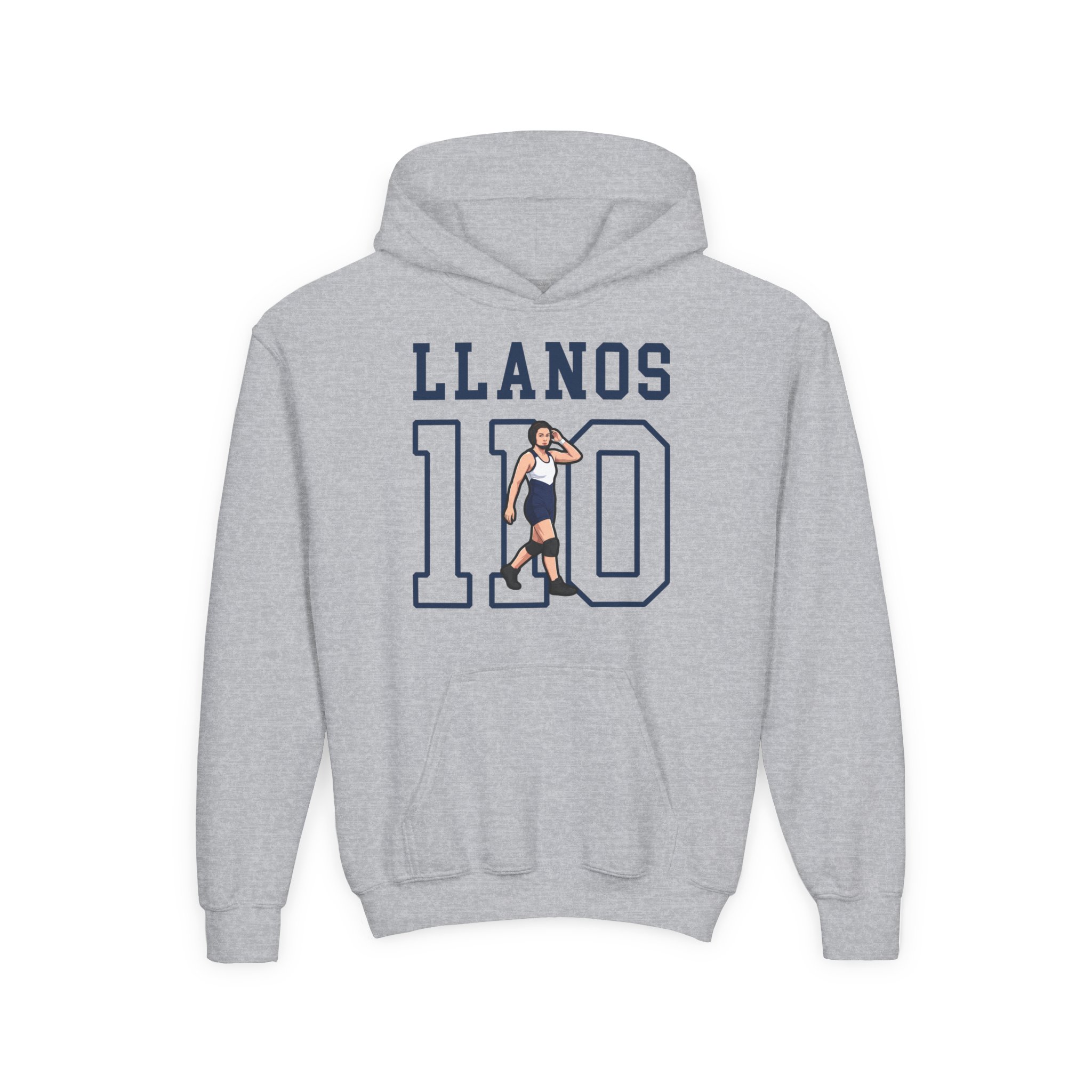 Youth Hoodie — character_shirsey in Grey