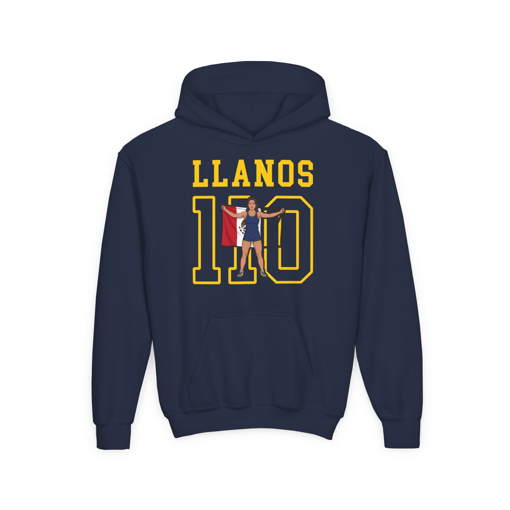 Youth Hoodie — character_shirsey in Navy