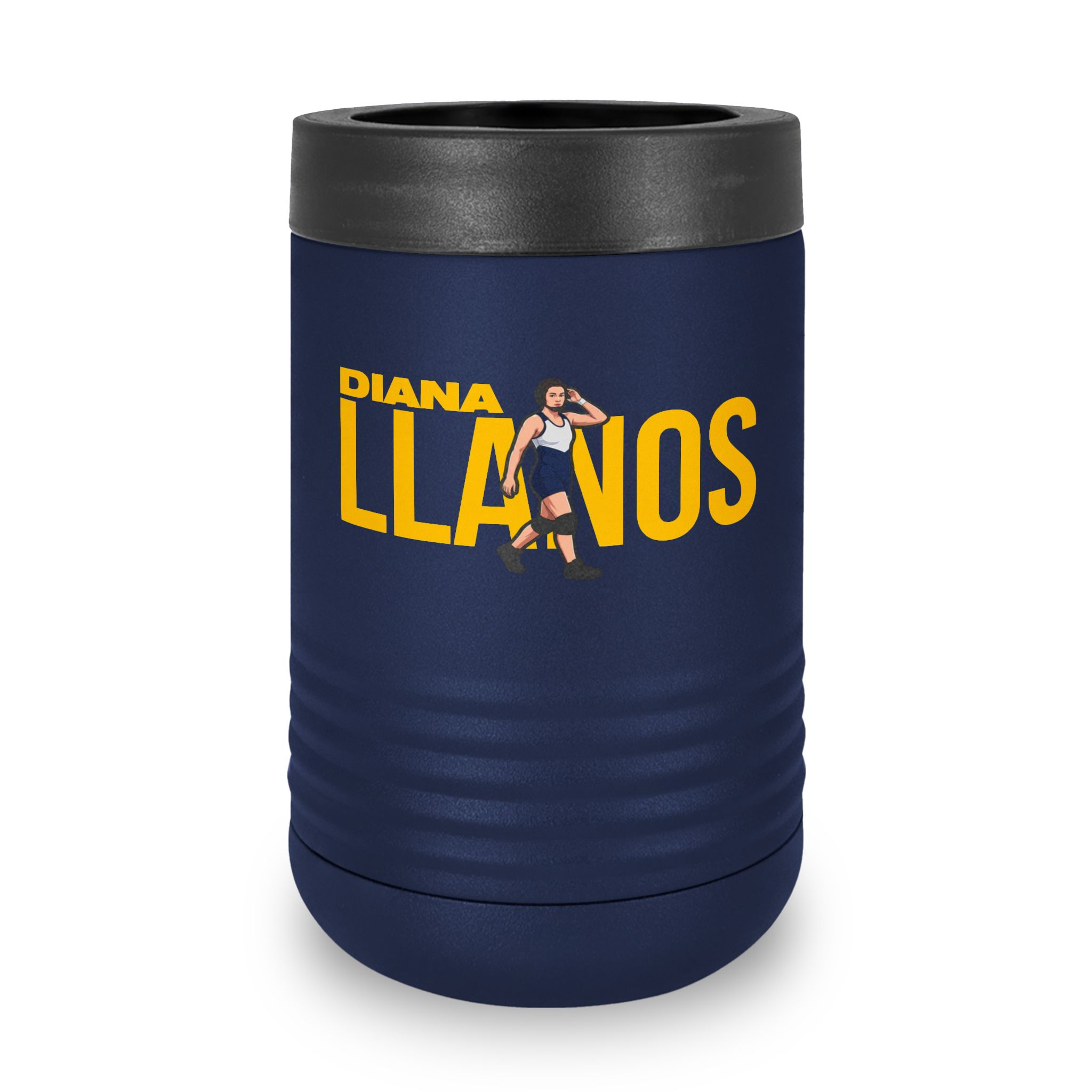 Stainless Can Cooler — character_player_name in Navy