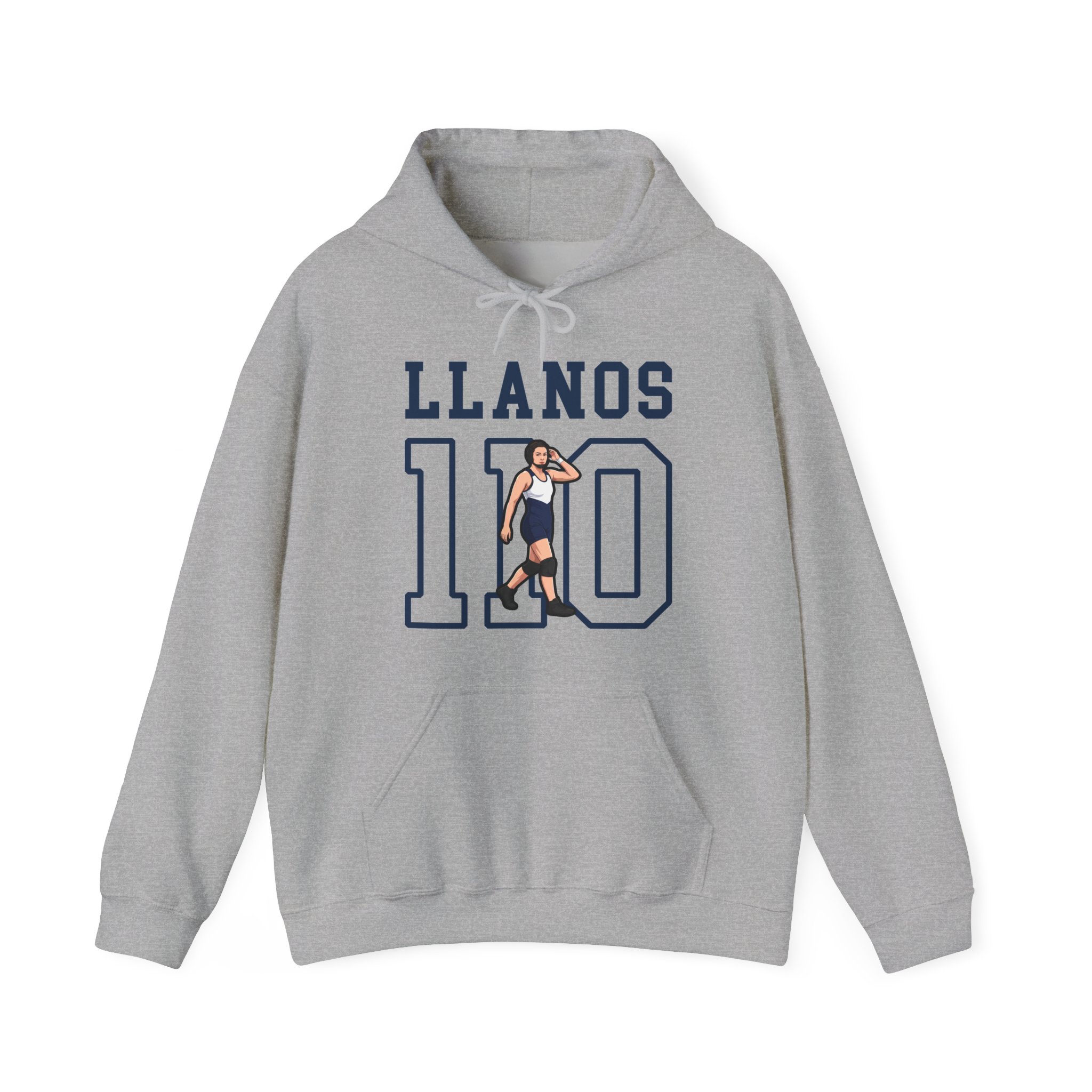 Hoodie — character_shirsey in Grey