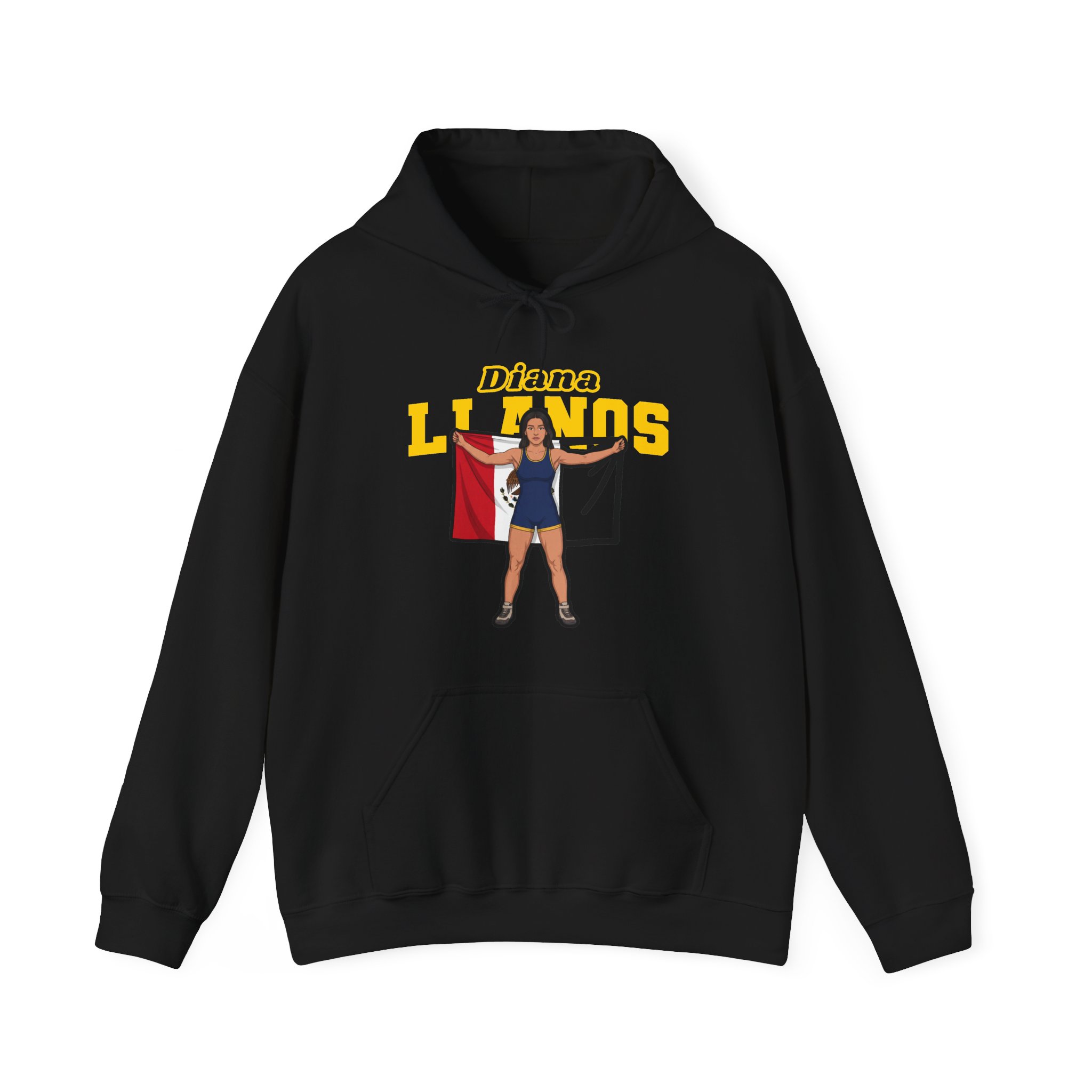 Hoodie — character_name_arch in Black