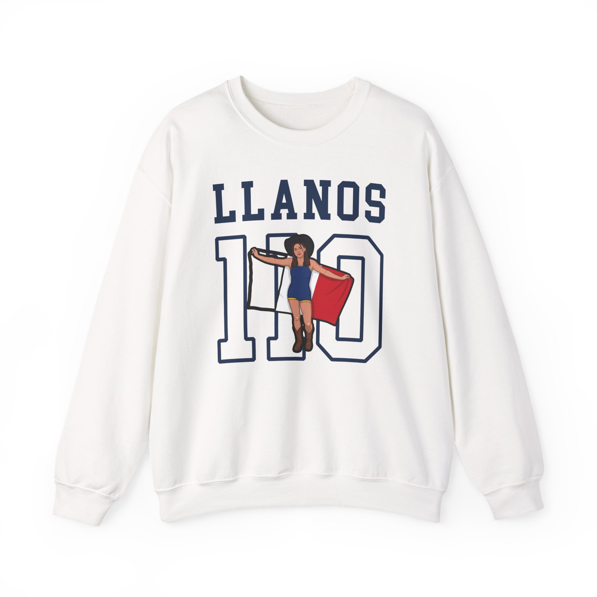 Crewneck Sweatshirt — character_shirsey in White