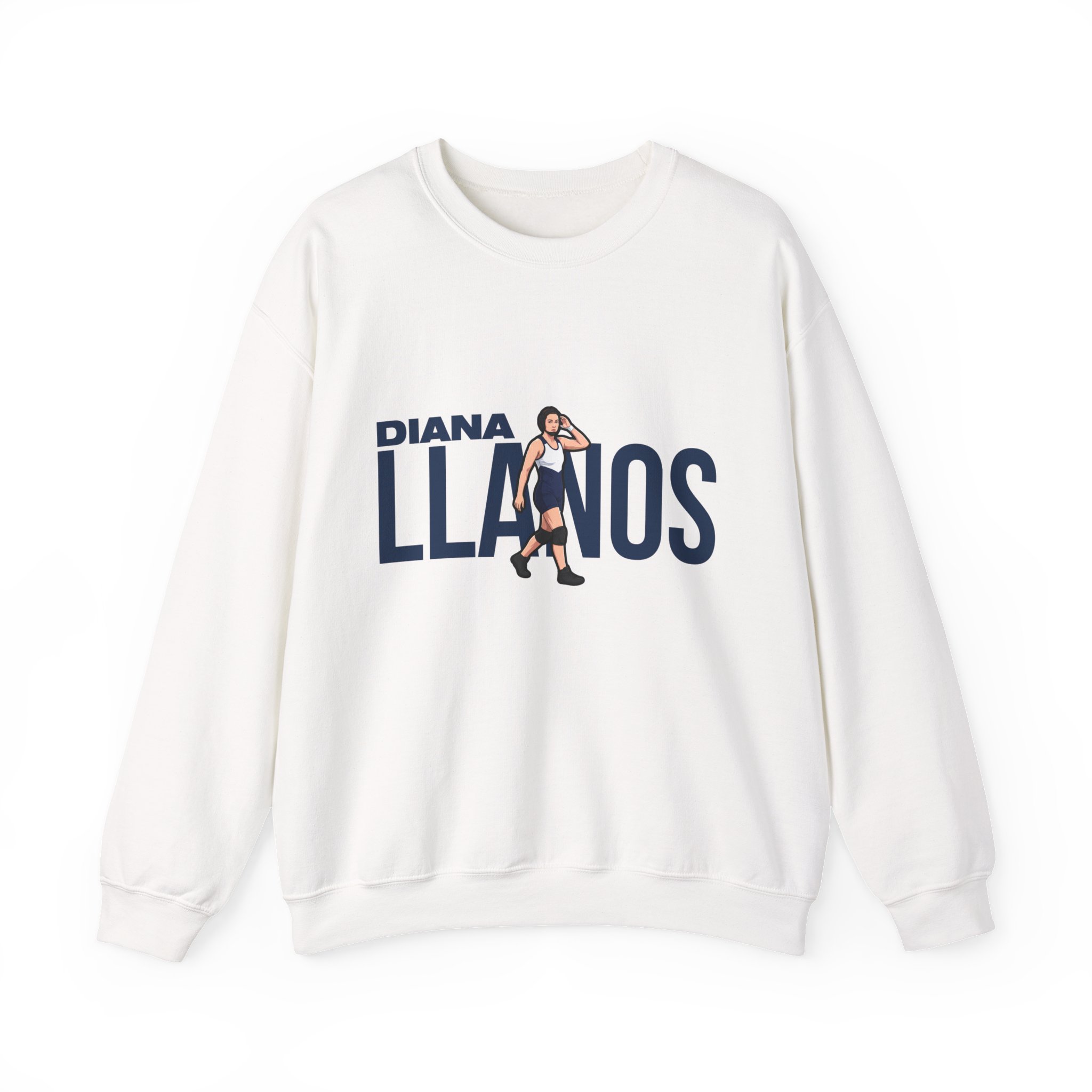 Crewneck Sweatshirt — character_player_name in White