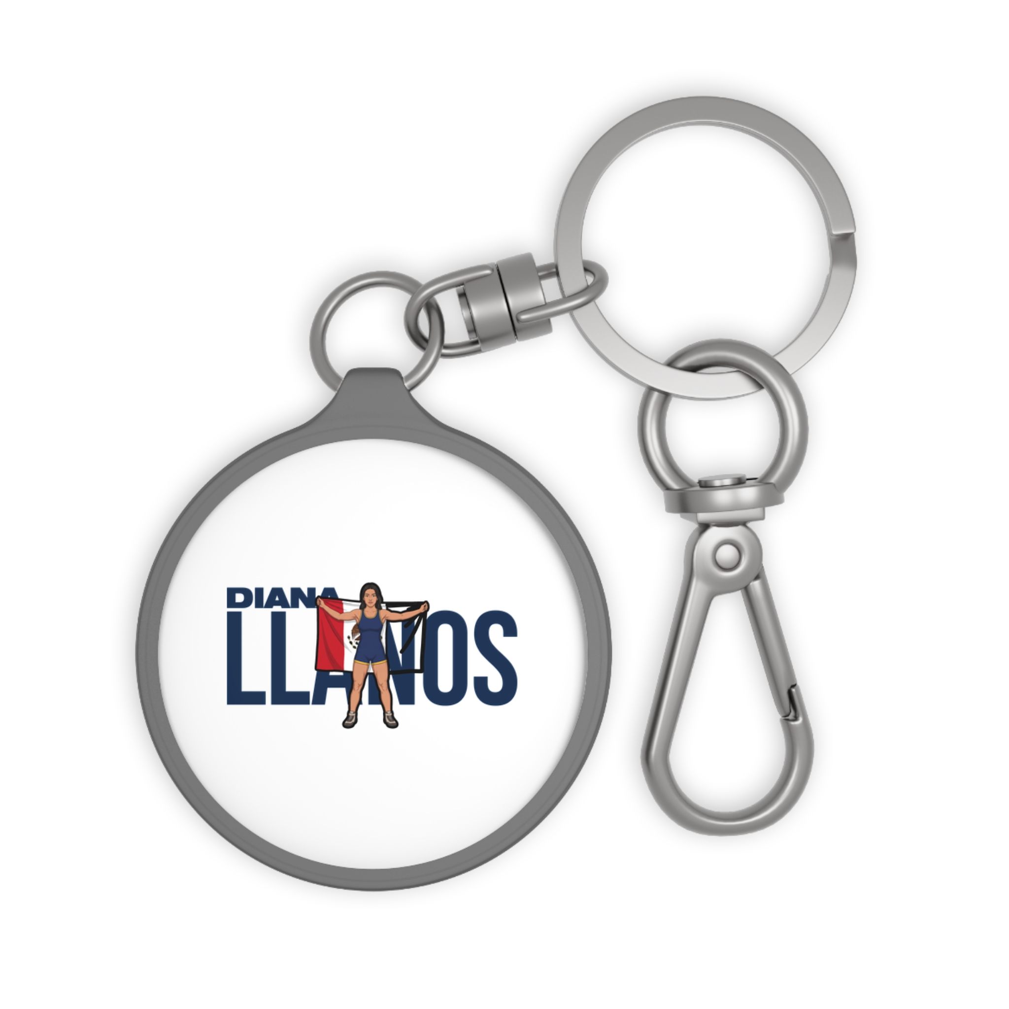 Keychain — character_player_name in Grey