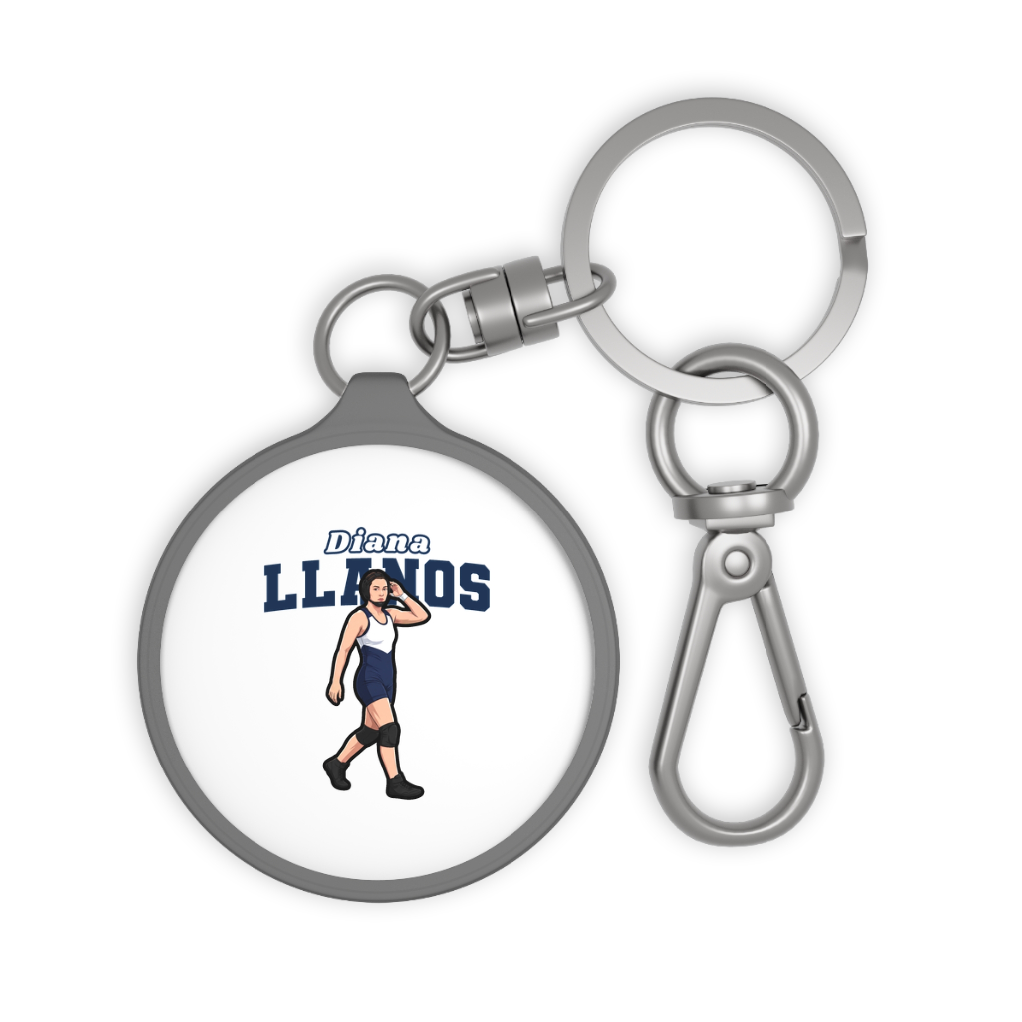 Keychain — character_name_arch in Grey