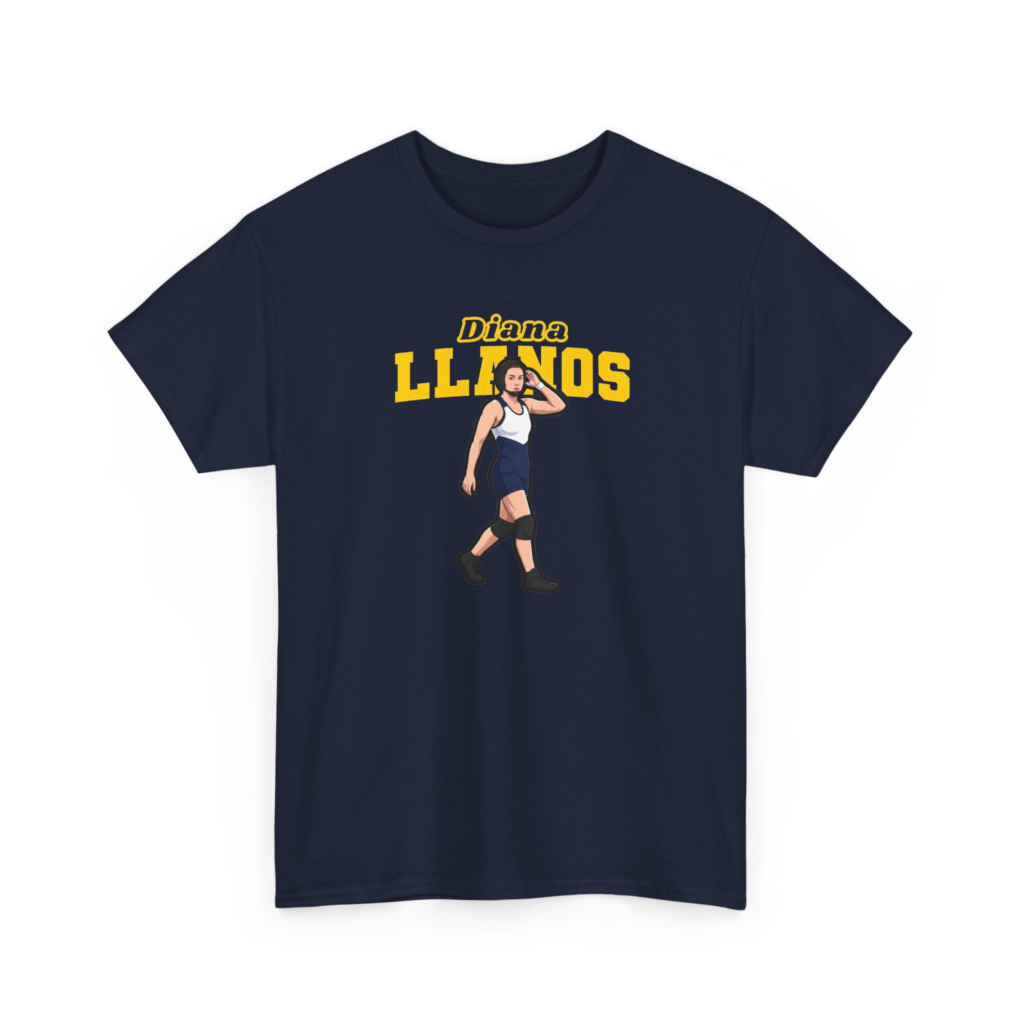 Tee — character_name_arch in Navy