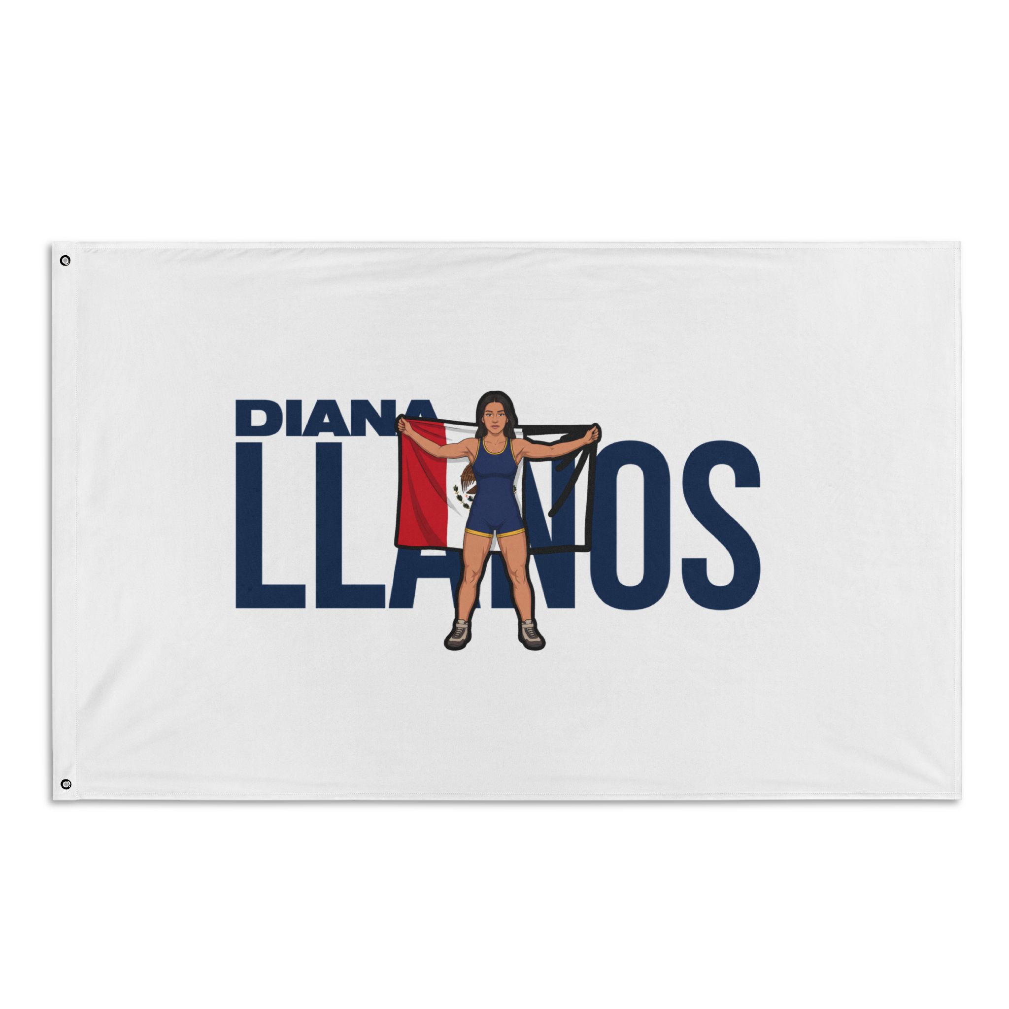 Flag (35 × 56 in) — character_player_name in Classic
